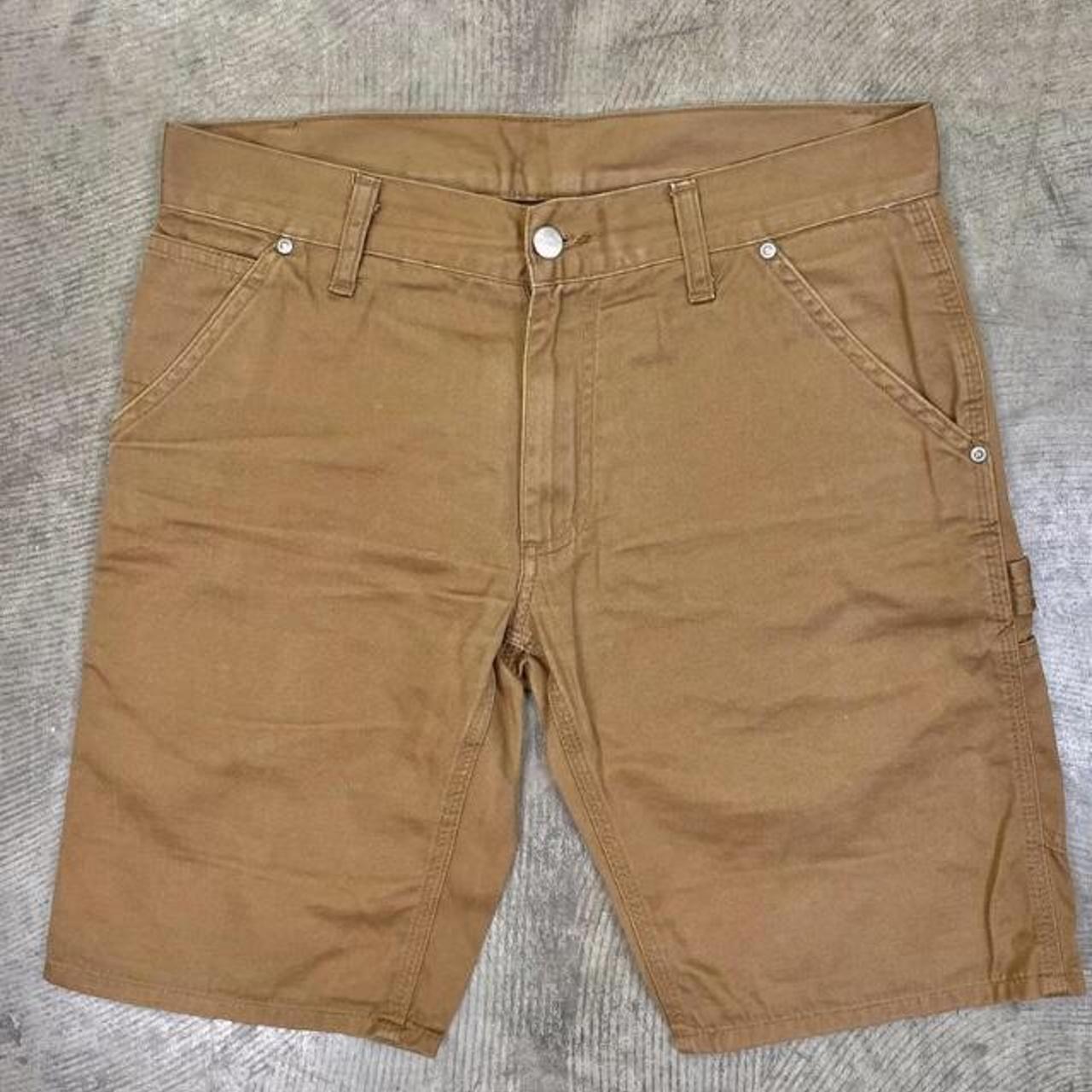 Carhartt carpenter baggy workwear shorts in a duck... - Depop