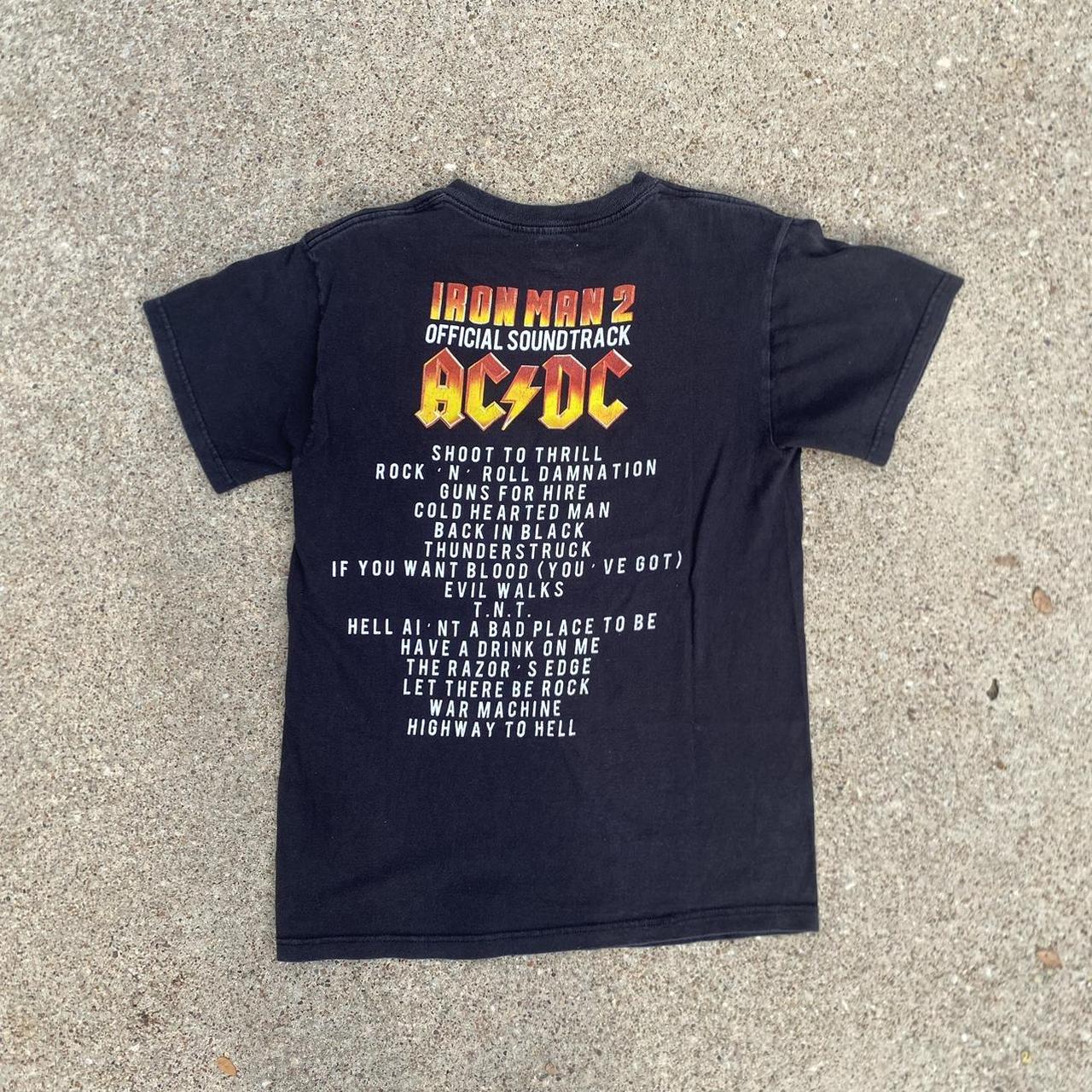 Awesome AC/DC Iron Man 2 Tee Very Good Condition... - Depop