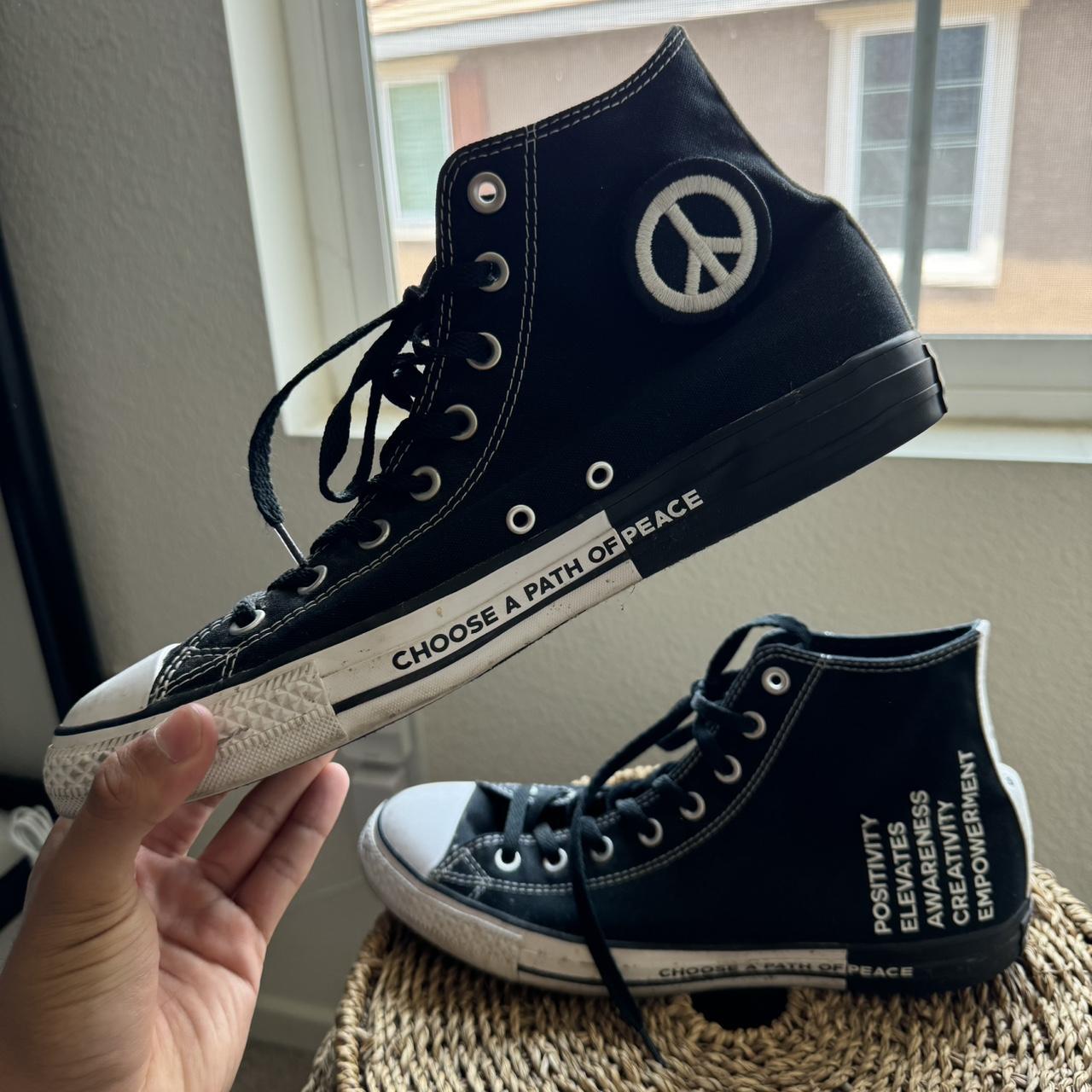 Converse Seek Peace Chuck Taylor 10.5 Depop