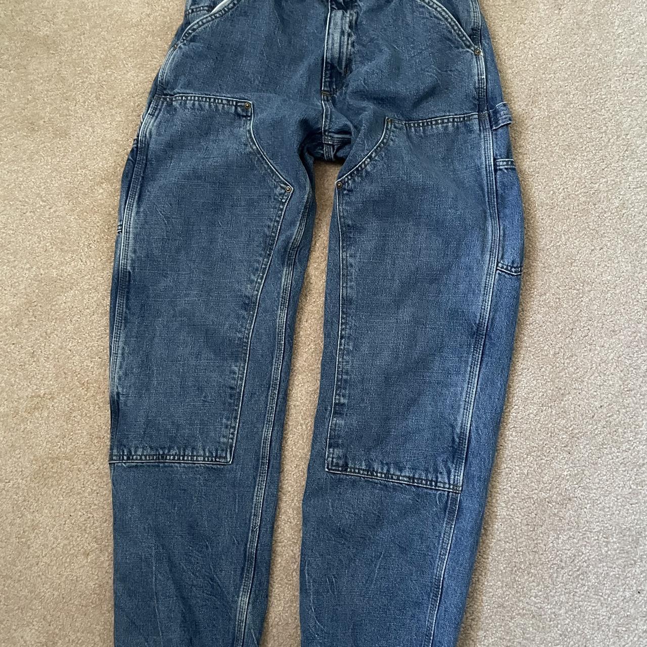 double knee carpenter jeans size 30x30 #doubleknee... - Depop