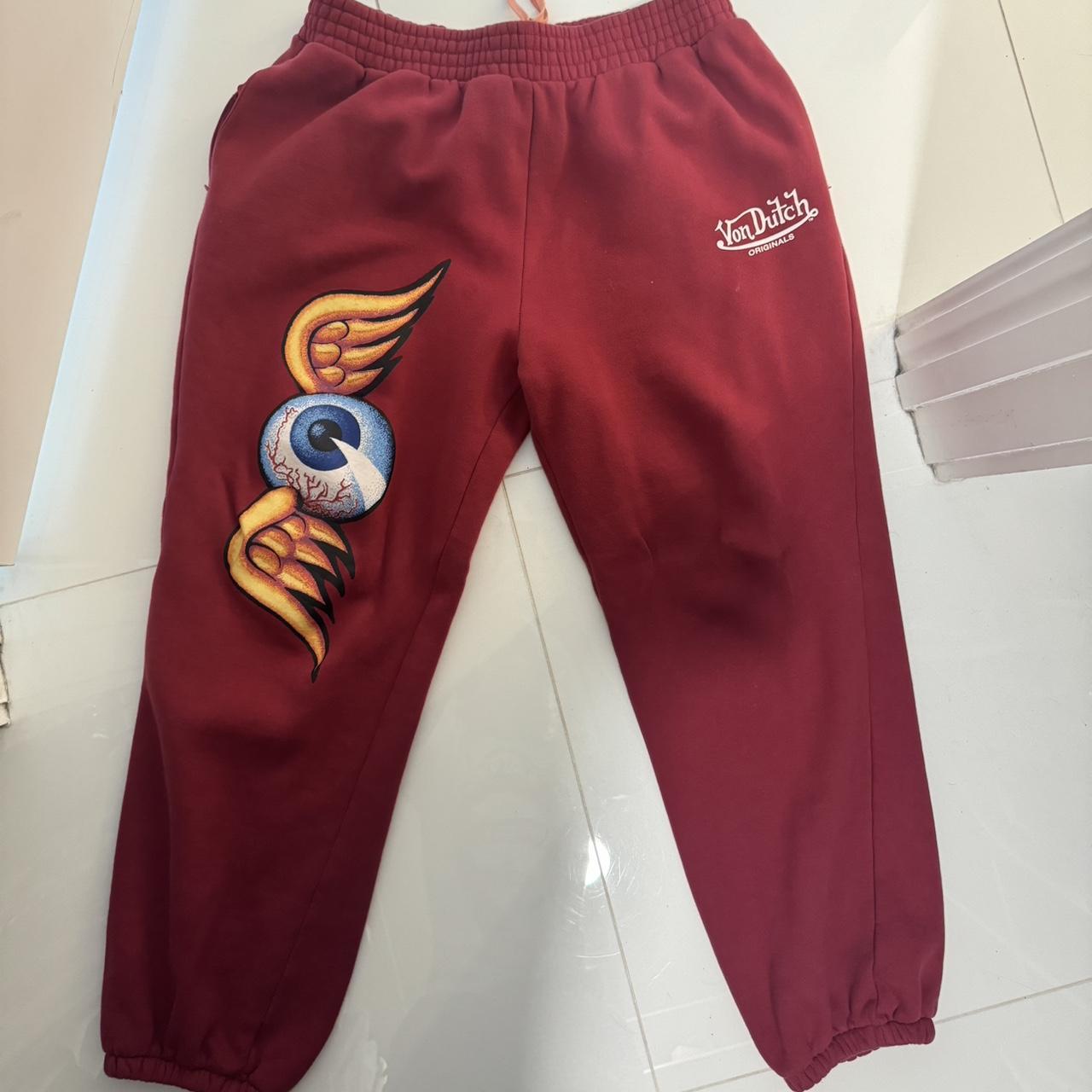 Von dutch best sale flying eyeball sweatpants