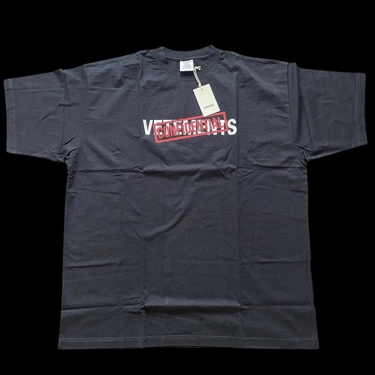 Vetements Confidential Tee Size S fits like M - Depop