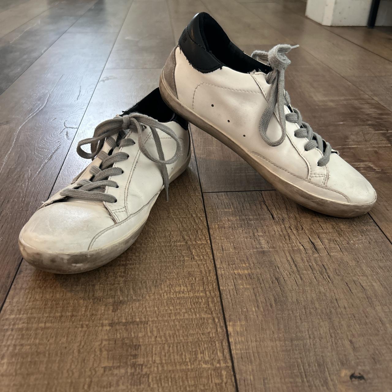 vintage golden goose shoes, scuffs all over midsole... - Depop