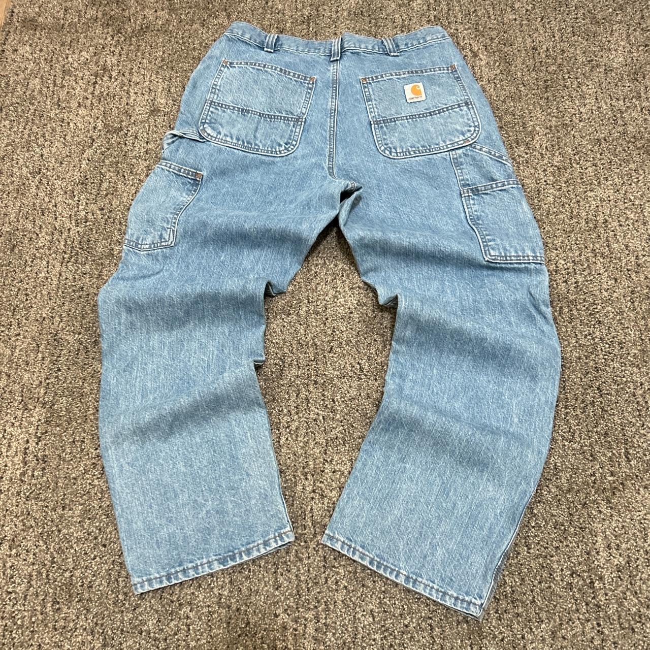 Fire y2k Carhartt carpenter. Great denim with nice... - Depop