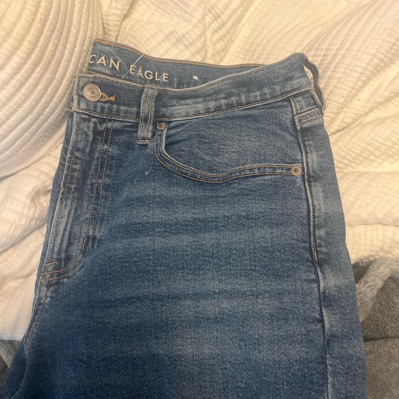 Trendy American Eagle 90s Straight Jeans, LowRise... Depop
