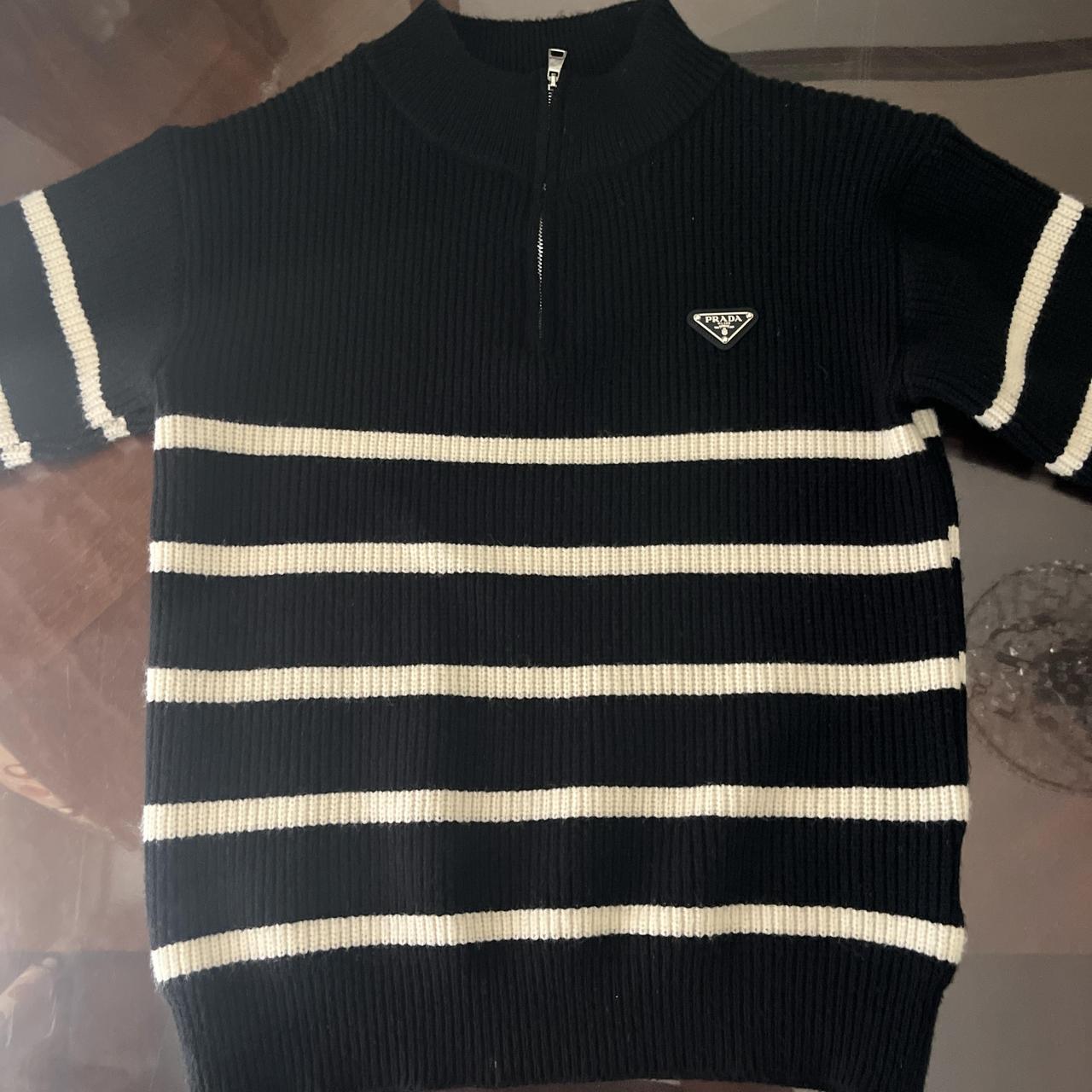 Prada Quarter Zip Turtle Neck Zip Up Only worn