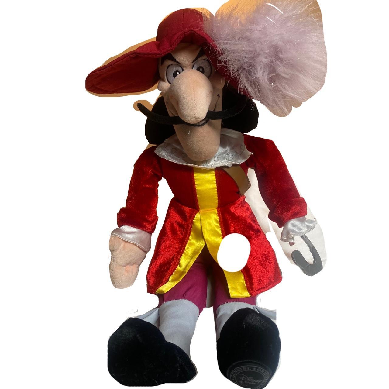 Captain Hook 20” Plushie from the Disney Store Who - Depop