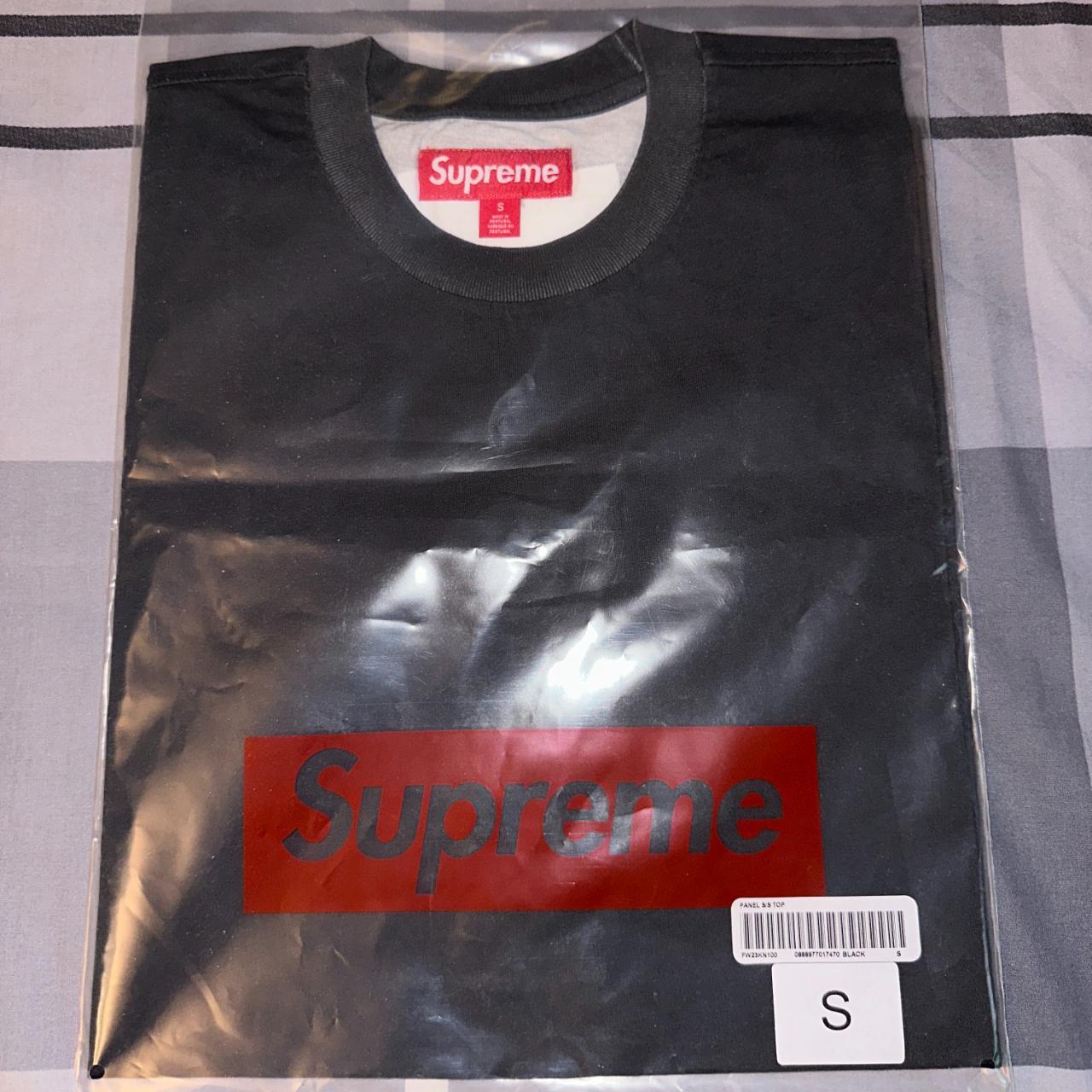 Supreme Split S/S Top Black All cotton jersey | Depop