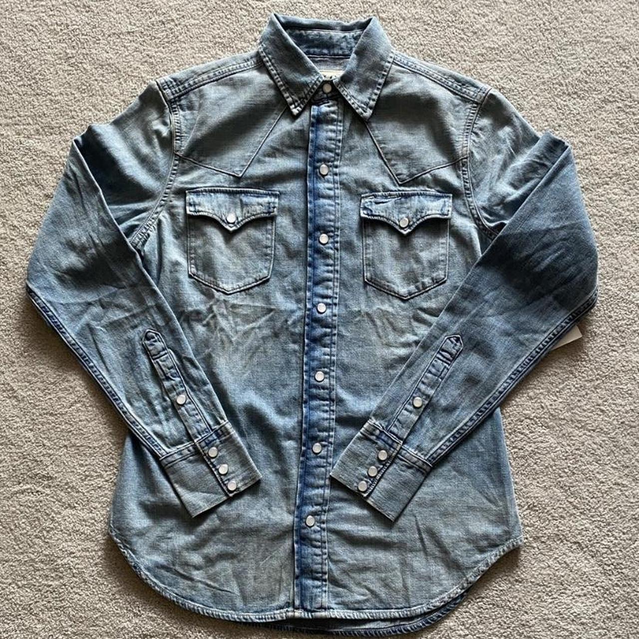 Polo Ralph Lauren Western Style Denim Shirt In Depop