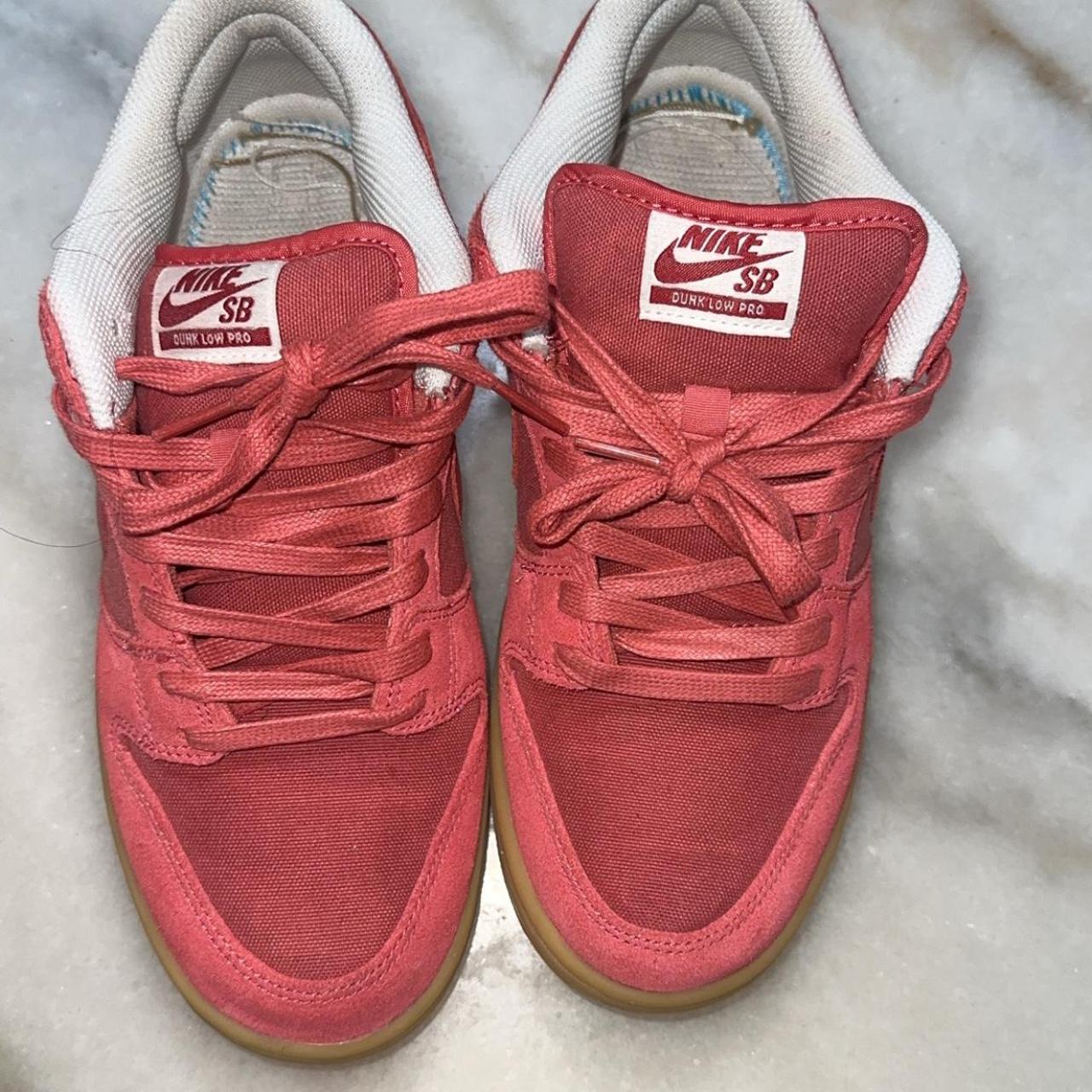 Nike SB Dunk Low Adobe Red Gum Men's Size 7 US... - Depop