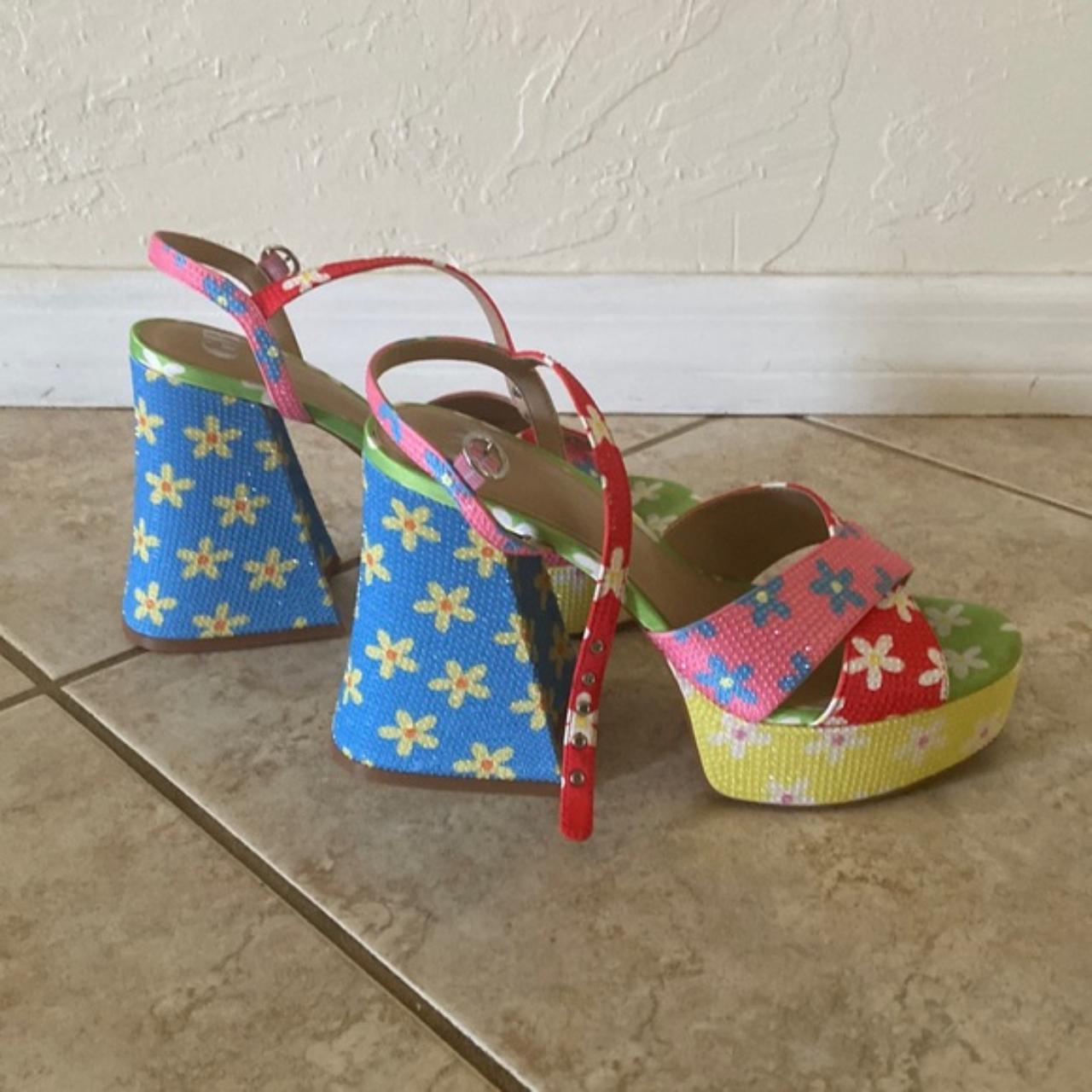 Gianni bini best sale floral shoes