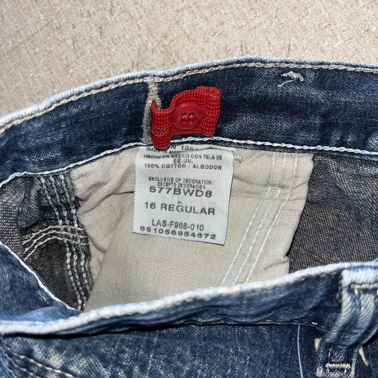 Wrangler Men's Shorts - Blue - 26" – Vintage y2k … - image 2