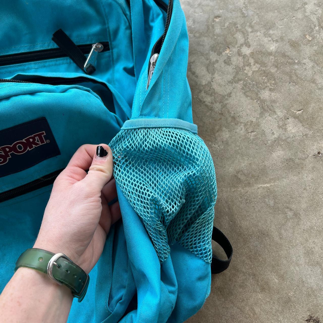 2000s JANSPORT AQUAMARINE BLUE BACKPACK #jansport | Depop