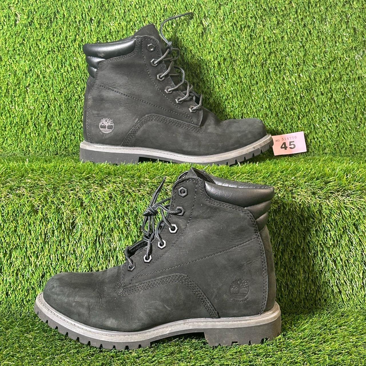 Black timberland deals boots uk