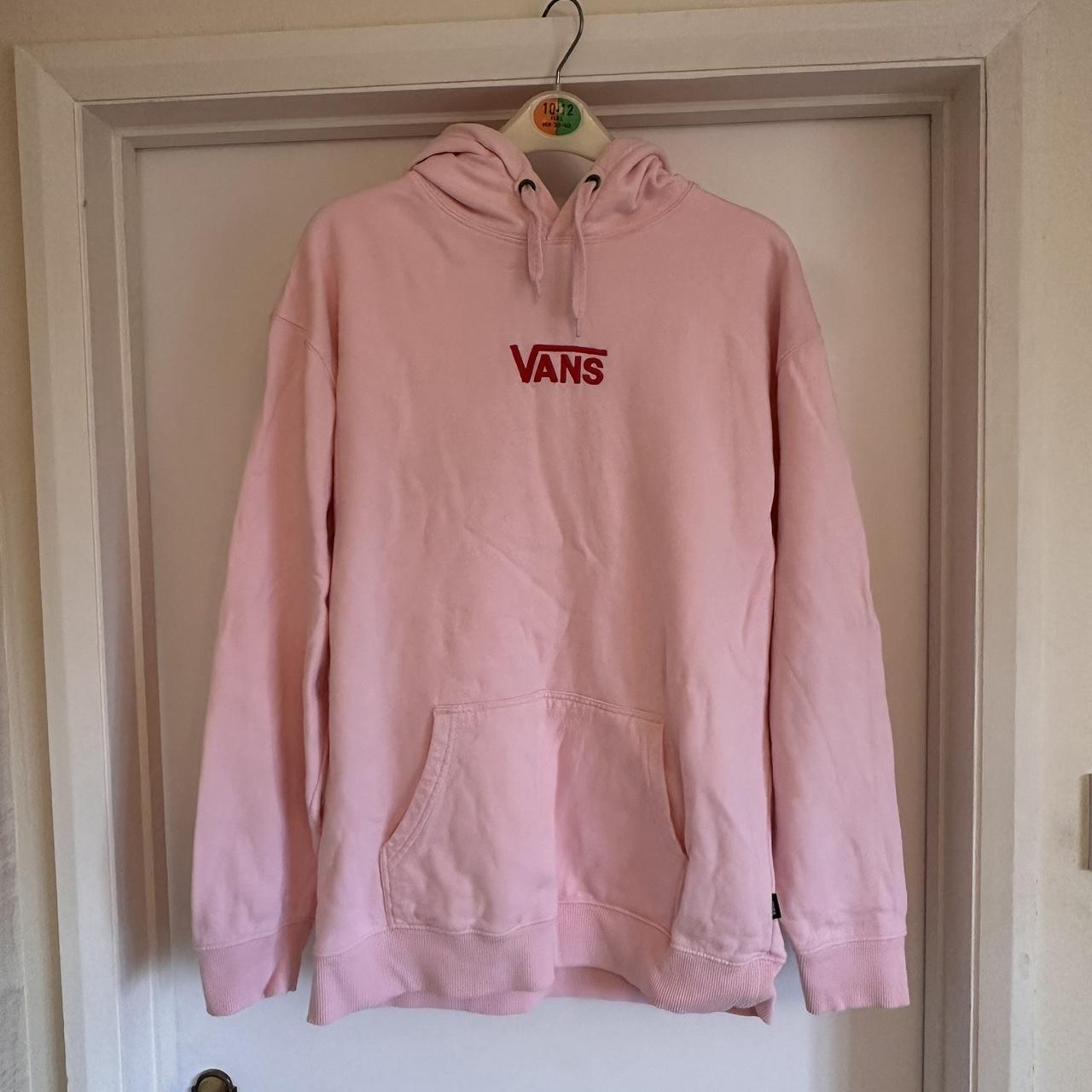 Pink vans hoodie mens on sale