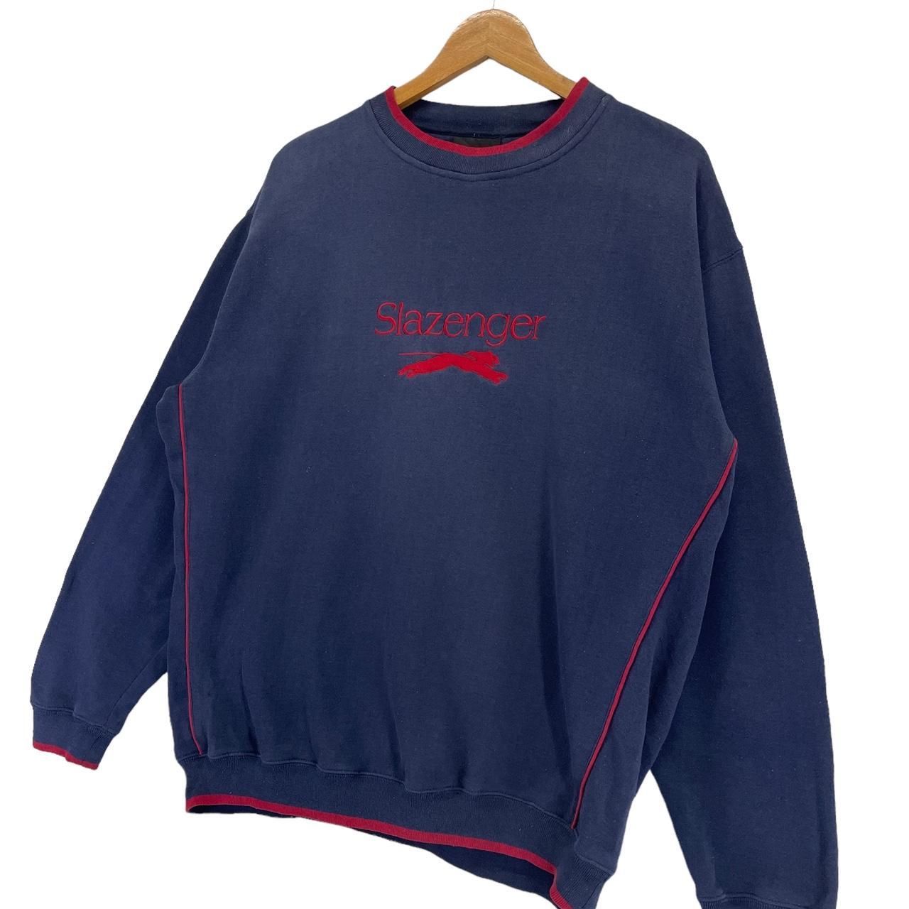 Vintage Slazenger Embroided Logo Crewneck Depop