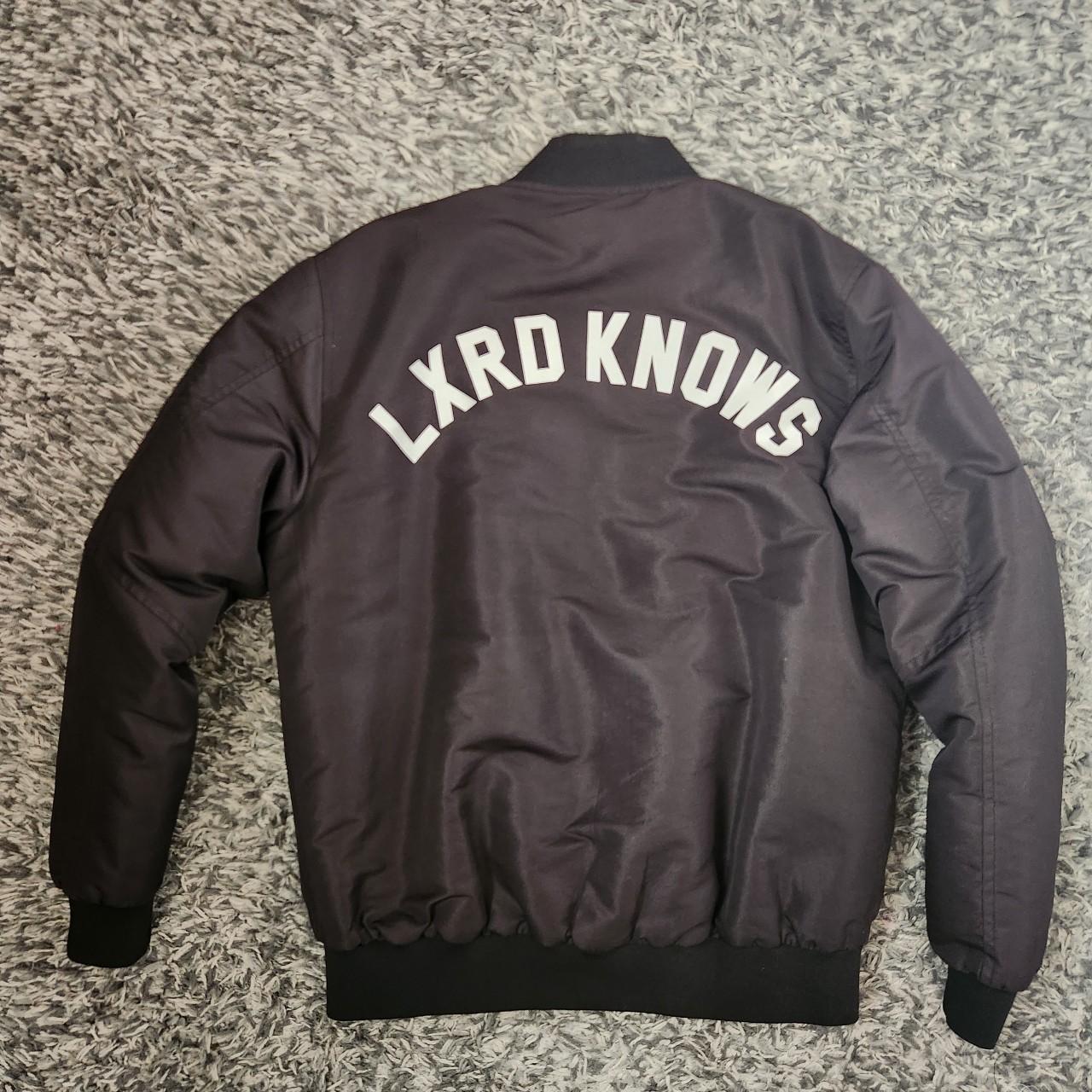 Lxrd knows red uzi bomber store jacket