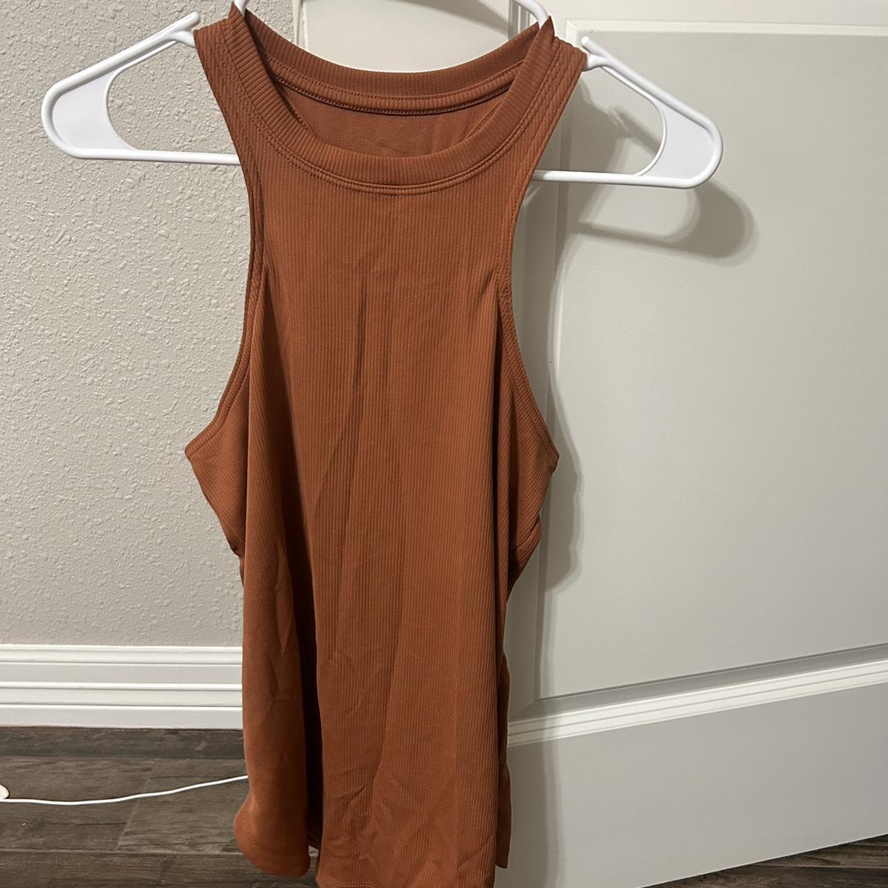 bright orange nike top