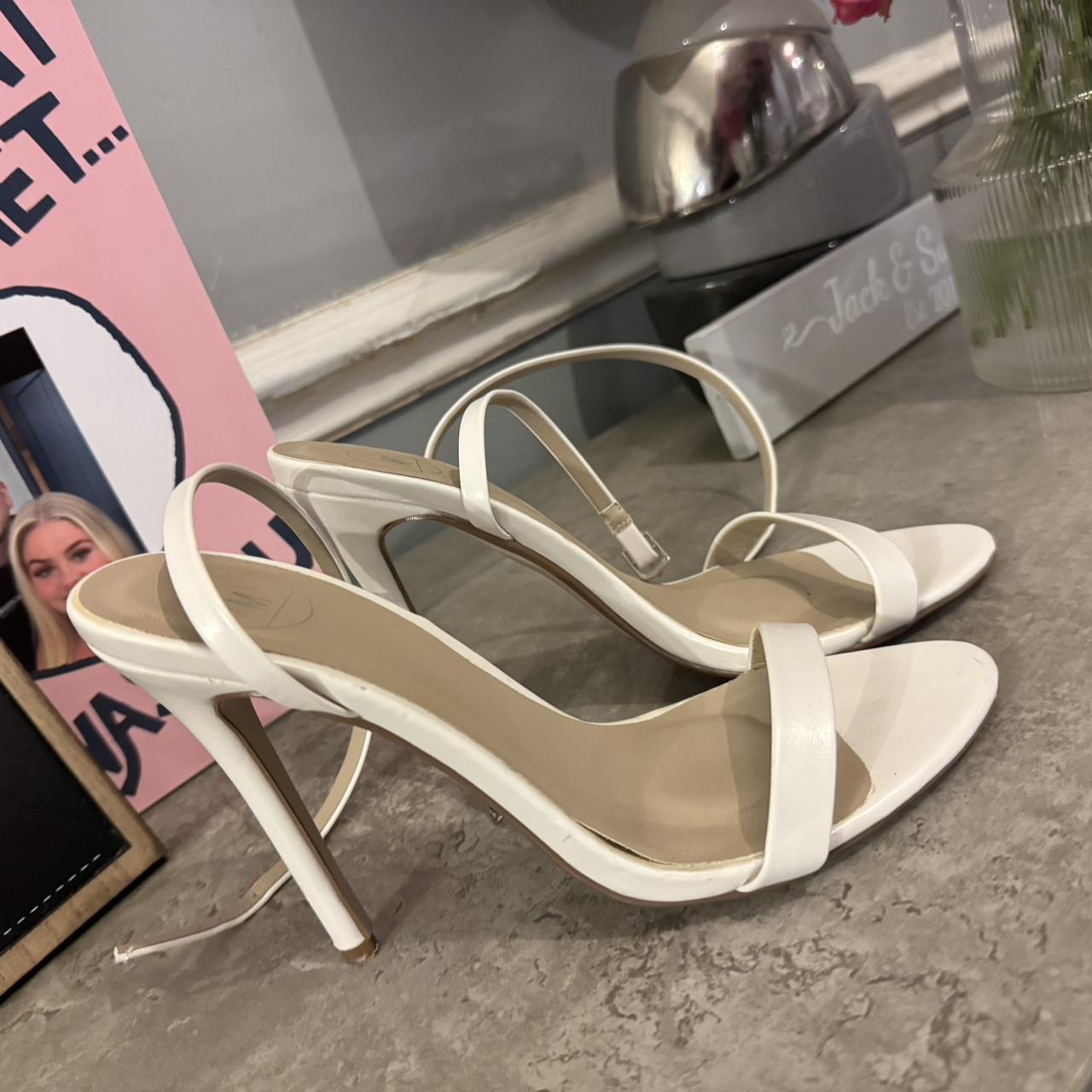 Missguided best sale white heels