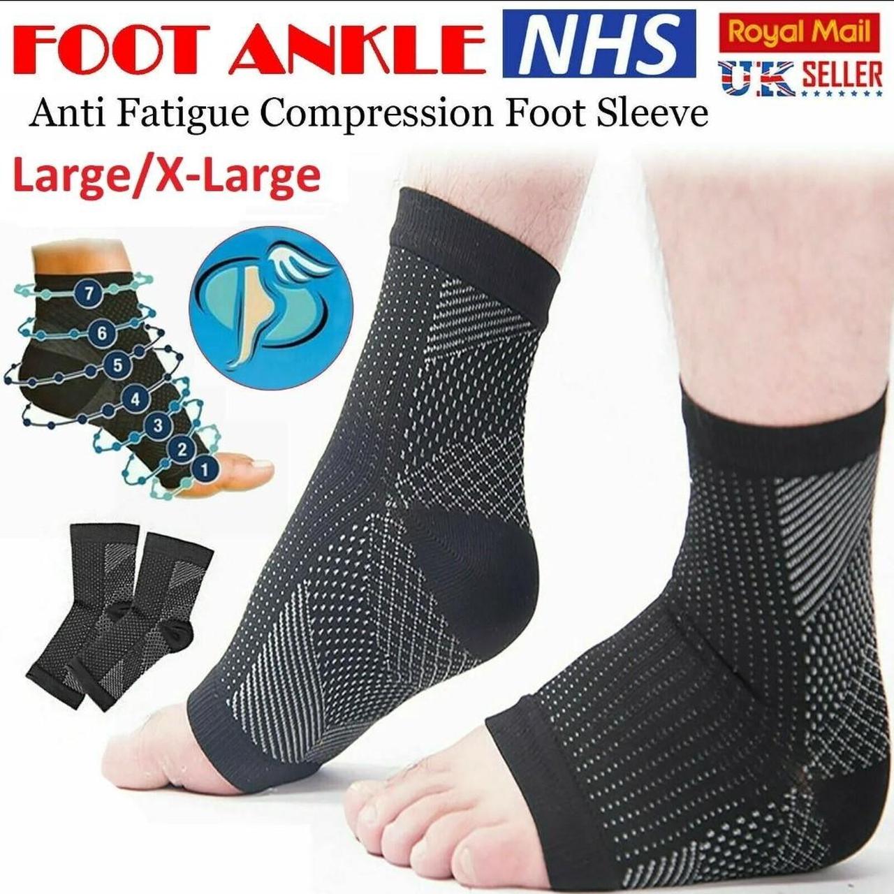 2 x Compression Socks Heel Foot Arch Pain Relief... - Depop