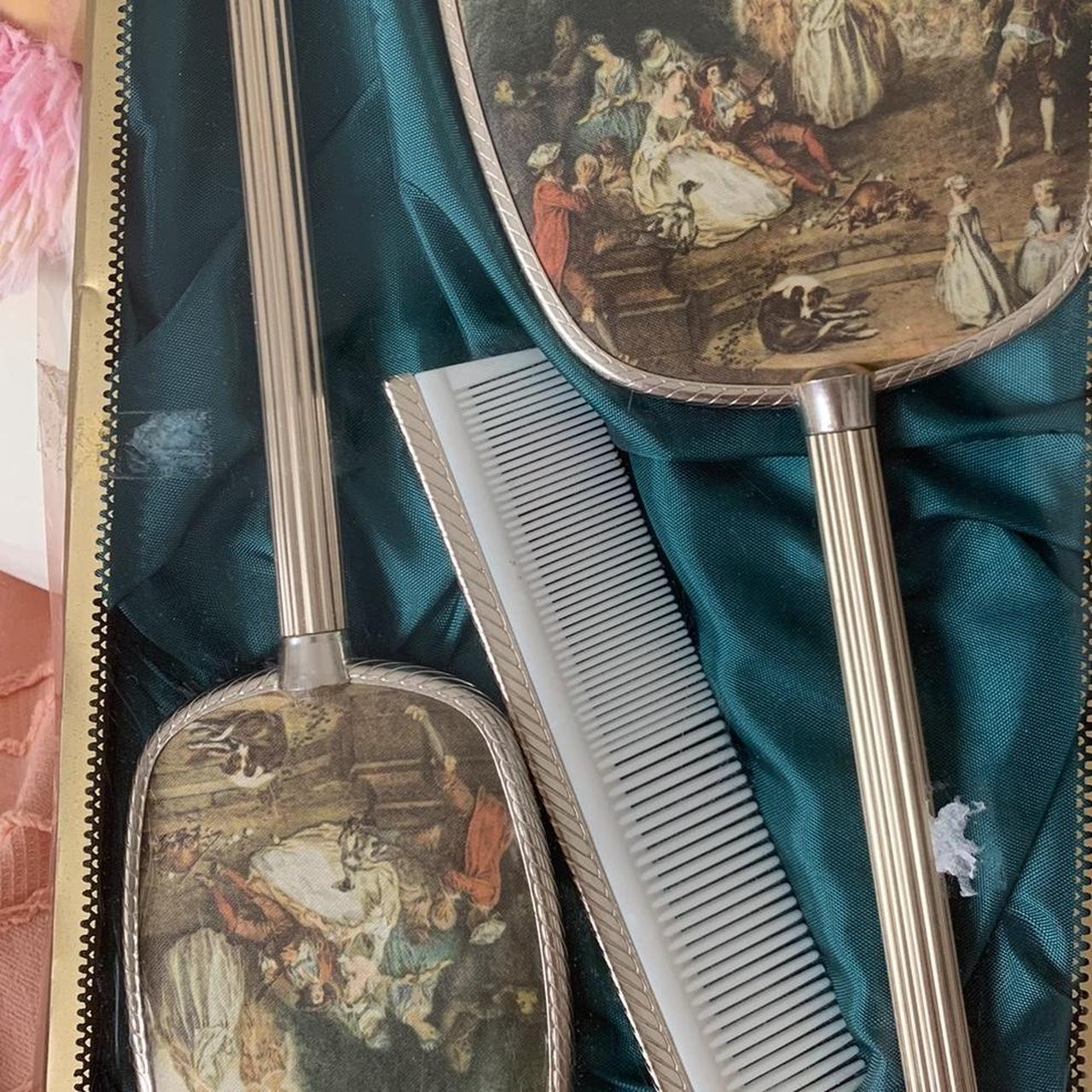 Vintage Brush & Comb & Mirror set for... Depop