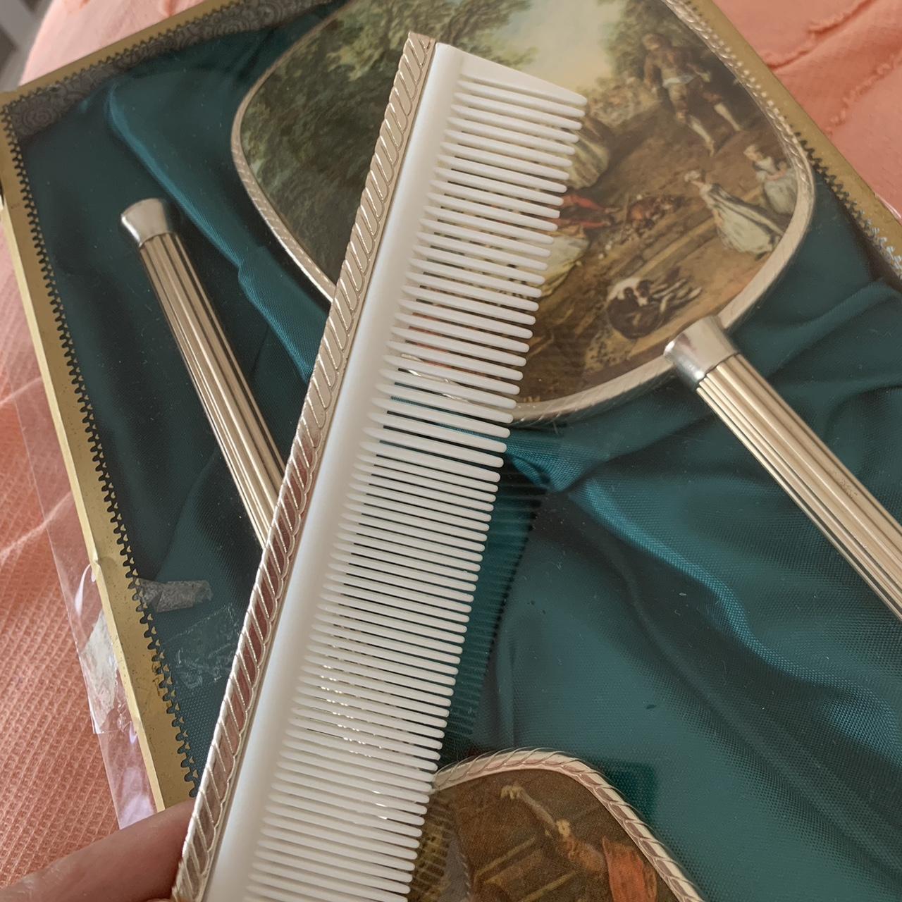 Vintage Brush & Comb & Mirror set for... Depop