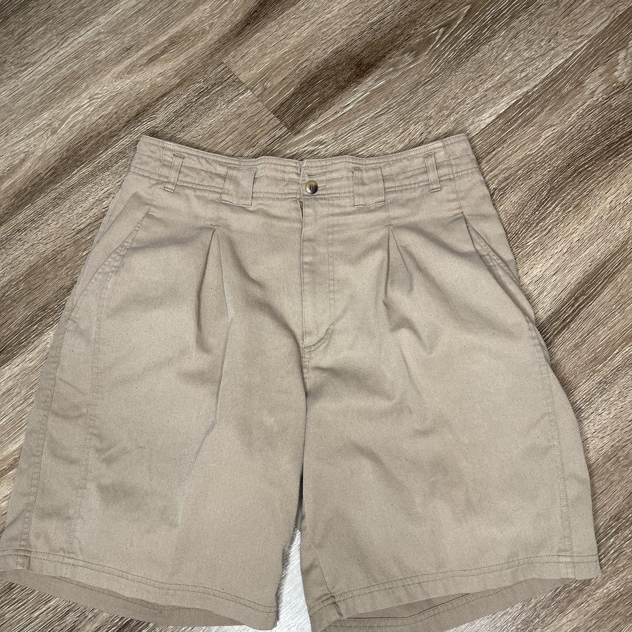 Bugle Boy Men's Shorts Size 34 Khaki colored Depop