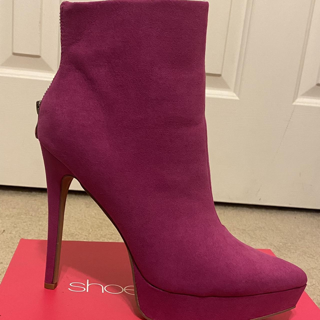 Justfab pink boots best sale