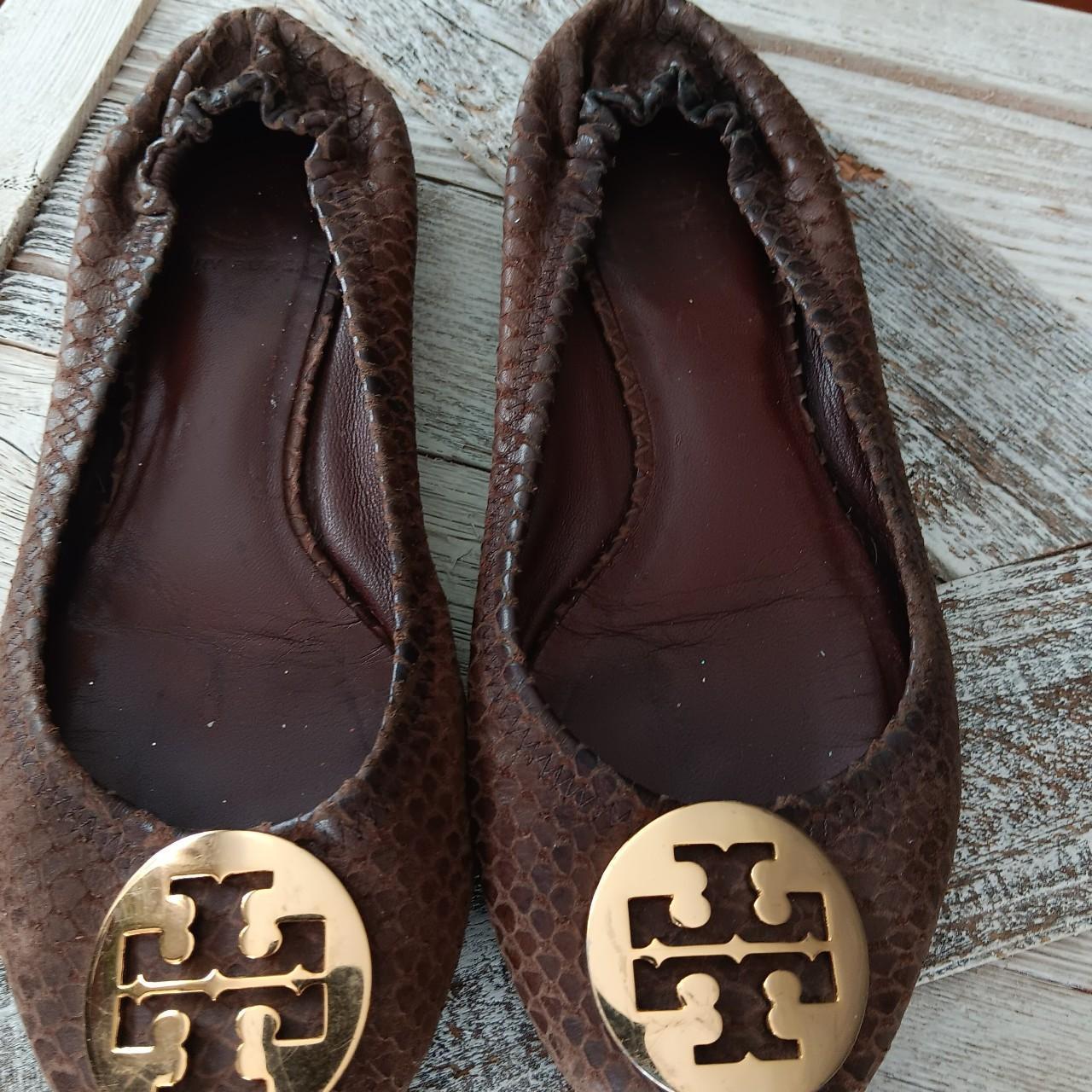 Tory burch brown outlet flats