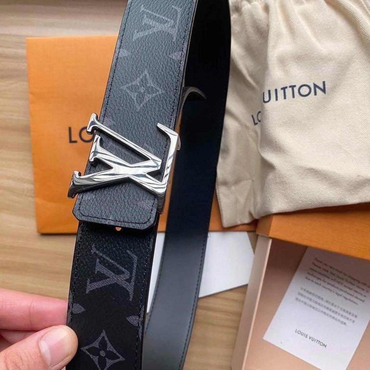 Louis Vuitton Mens Belt, size: 95mm or pant size 38. - Depop