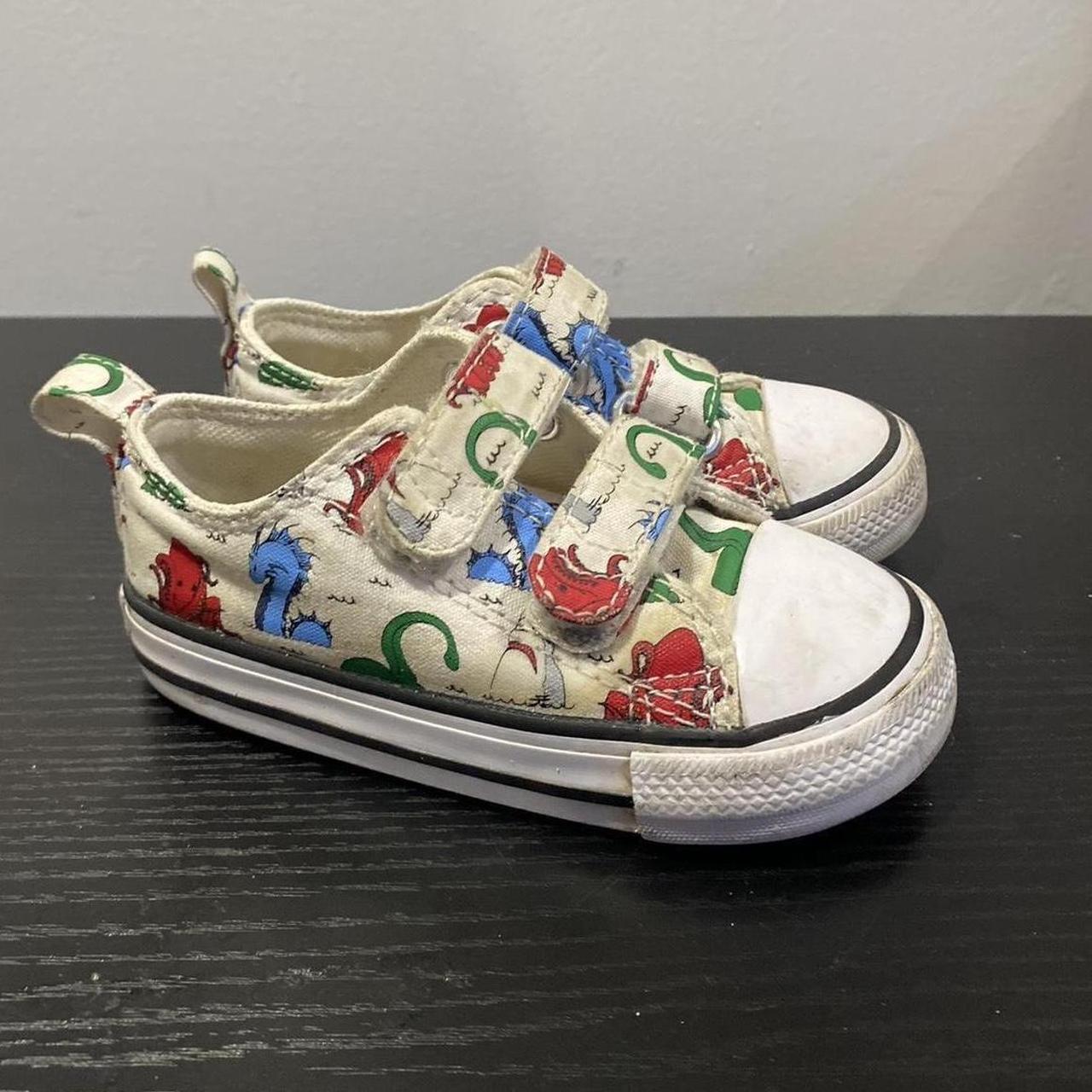 Toddler dino clearance converse