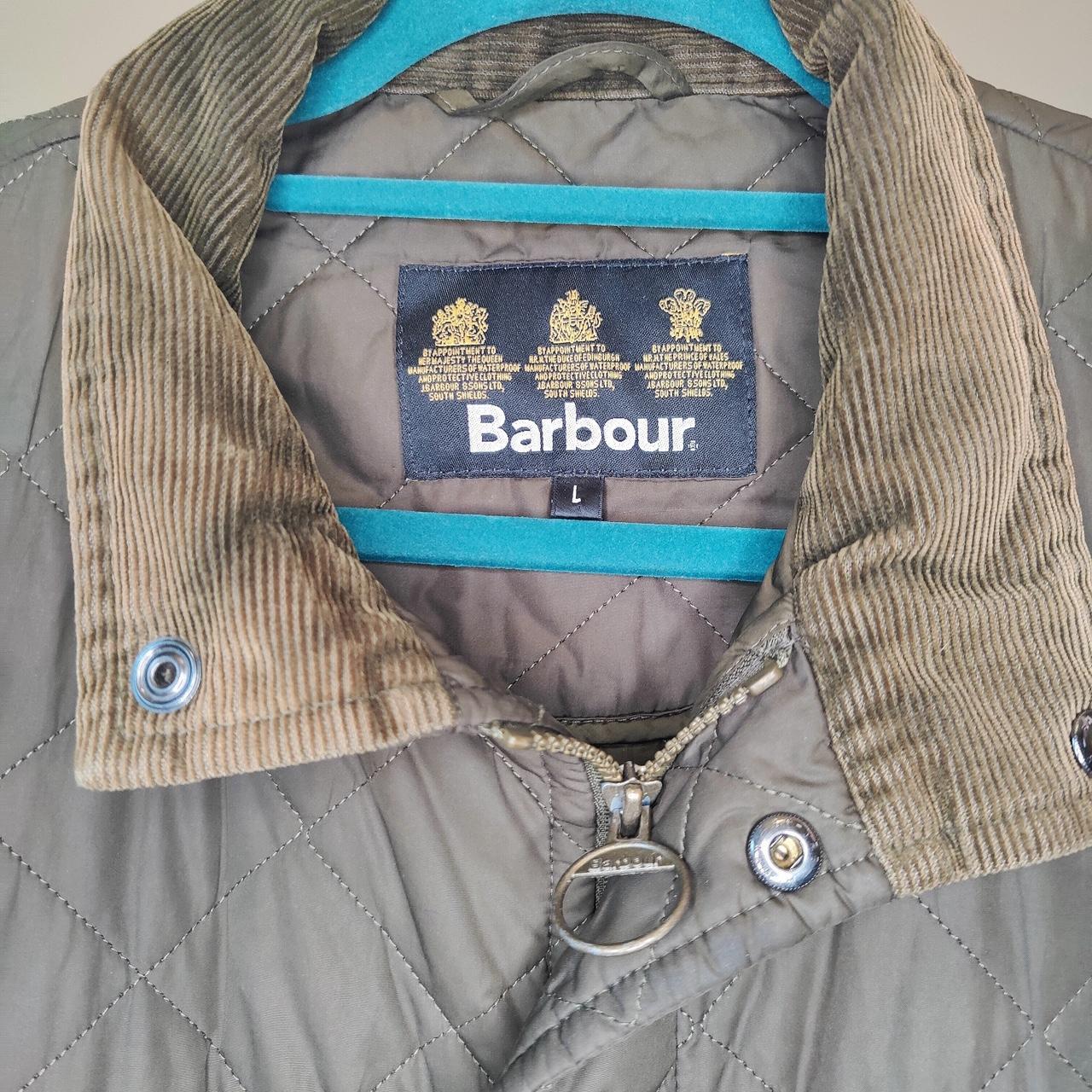 Vintage style Barbour farmers puffer jacket has a... - Depop