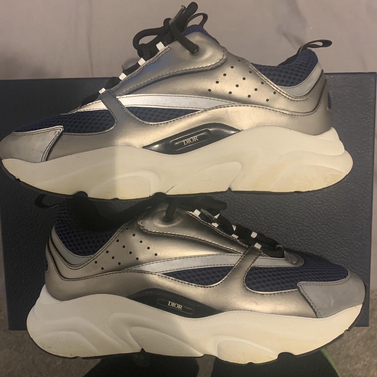 Christian Dior B22 Silver Navy Used Slight