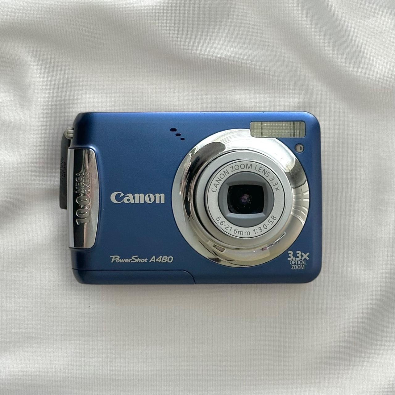 Canon PowerShot A480 Blue Digital Camera 🤍 Tested... Depop