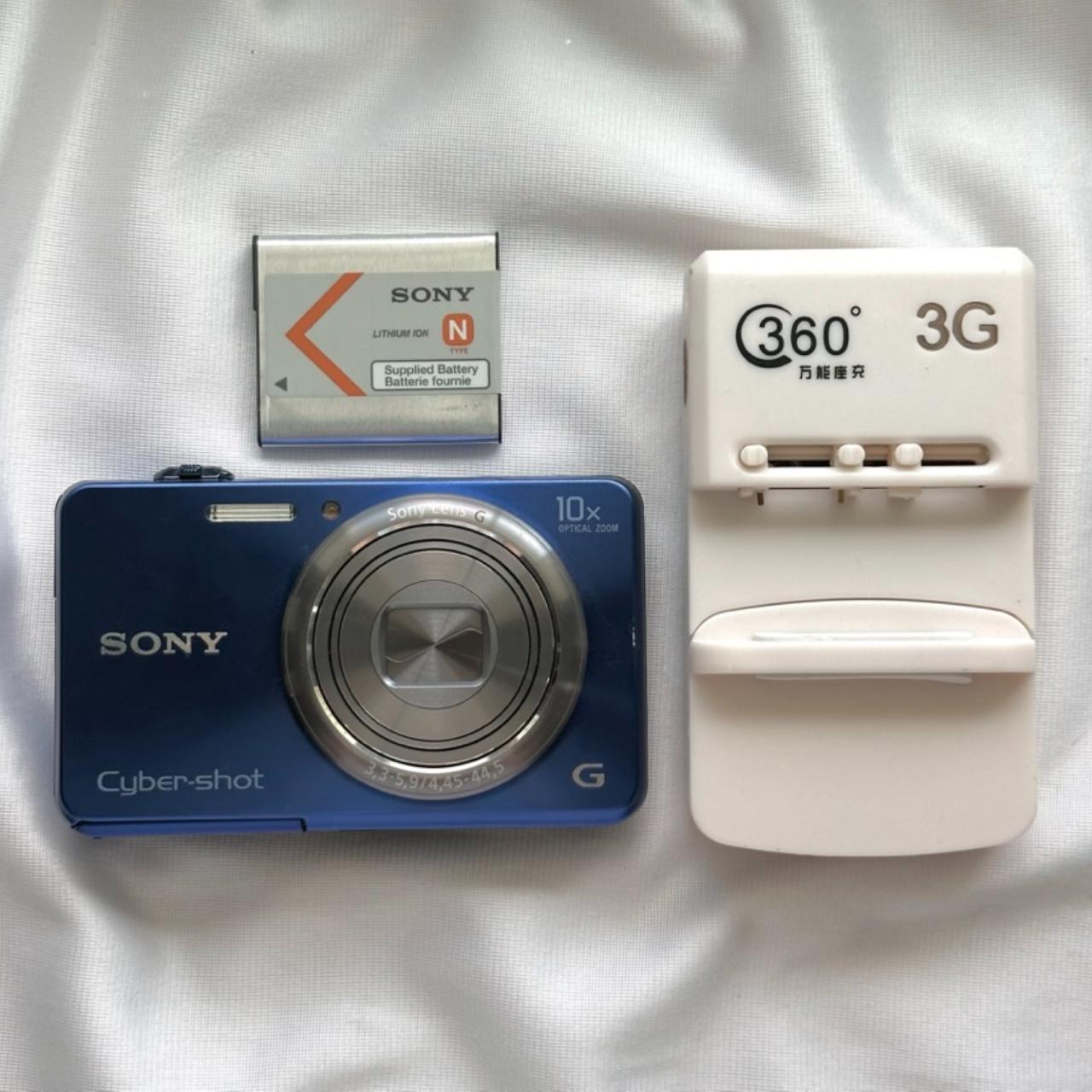 Blue Sony CyberShot WX150 Digital Camera Bundle 💗... - Depop