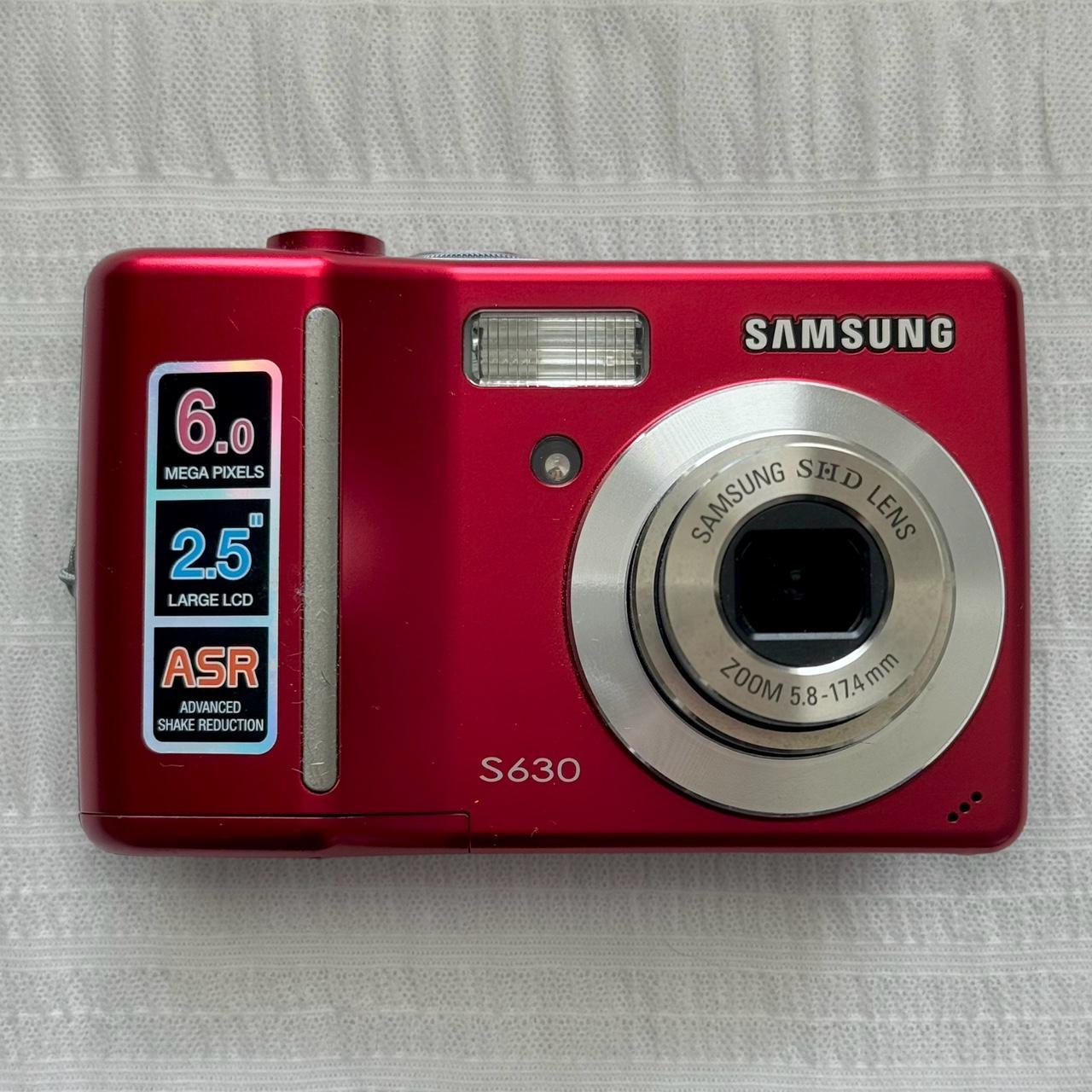 Samsung S630 Cherry Red Digital Camera 💗 Tested by... Depop