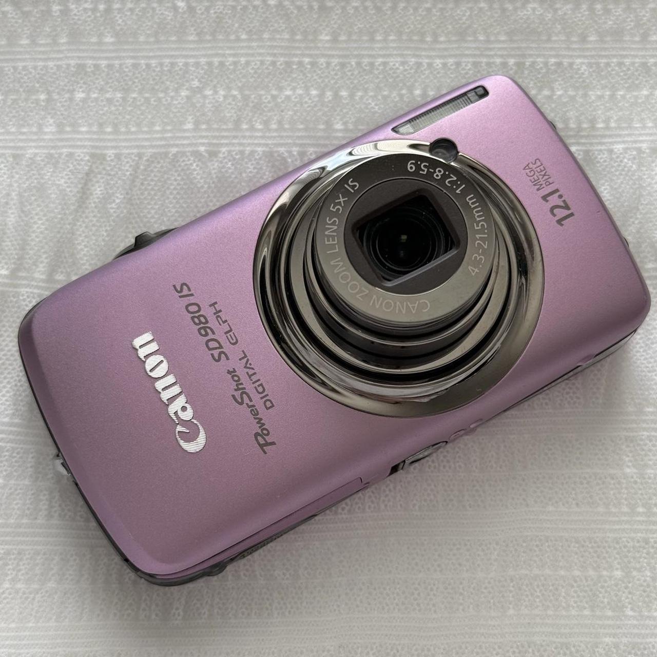 Canon PowerShot Elph SD980 IS Orchid Digital Camera... Depop