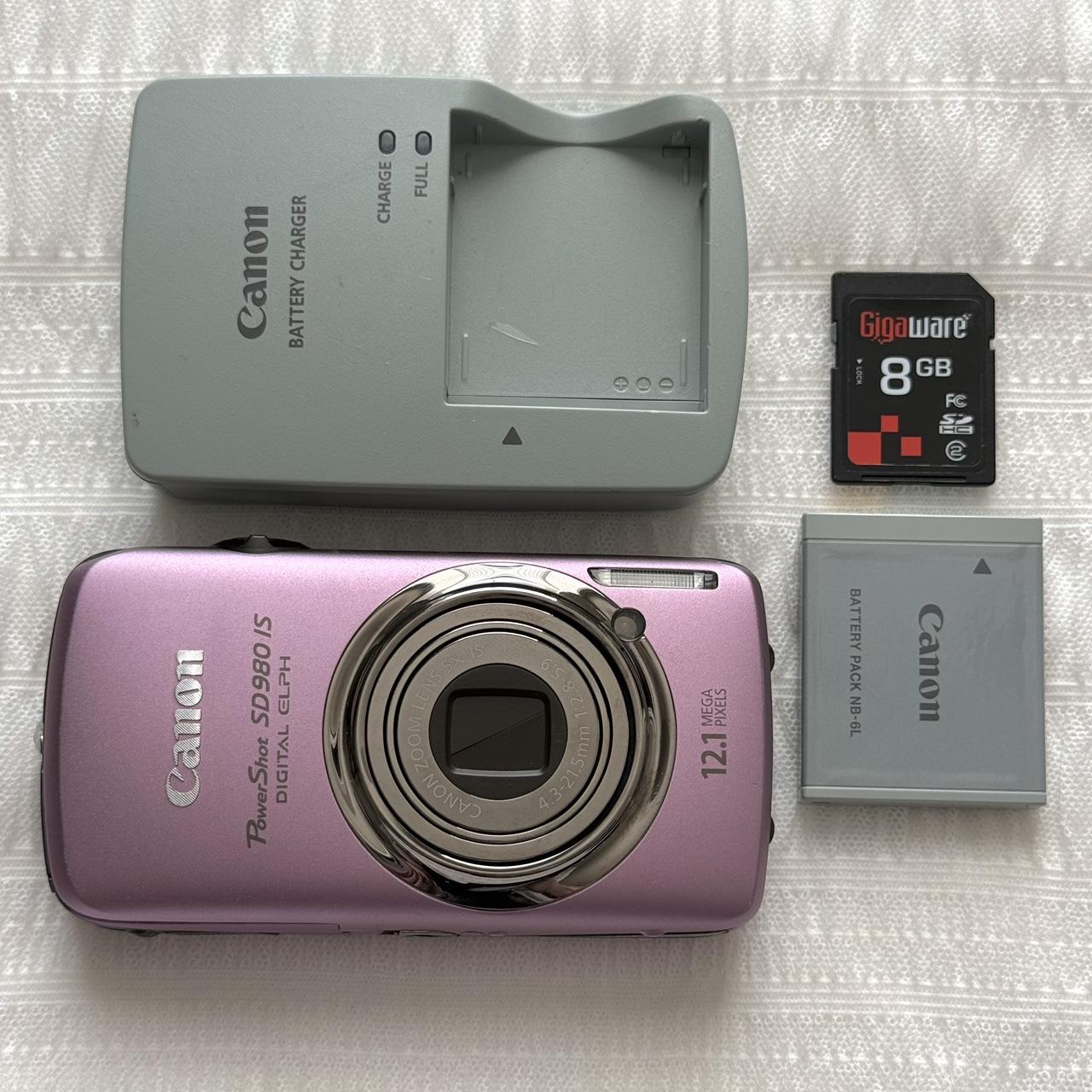 Canon PowerShot Elph SD980 IS Orchid Digital Camera... Depop