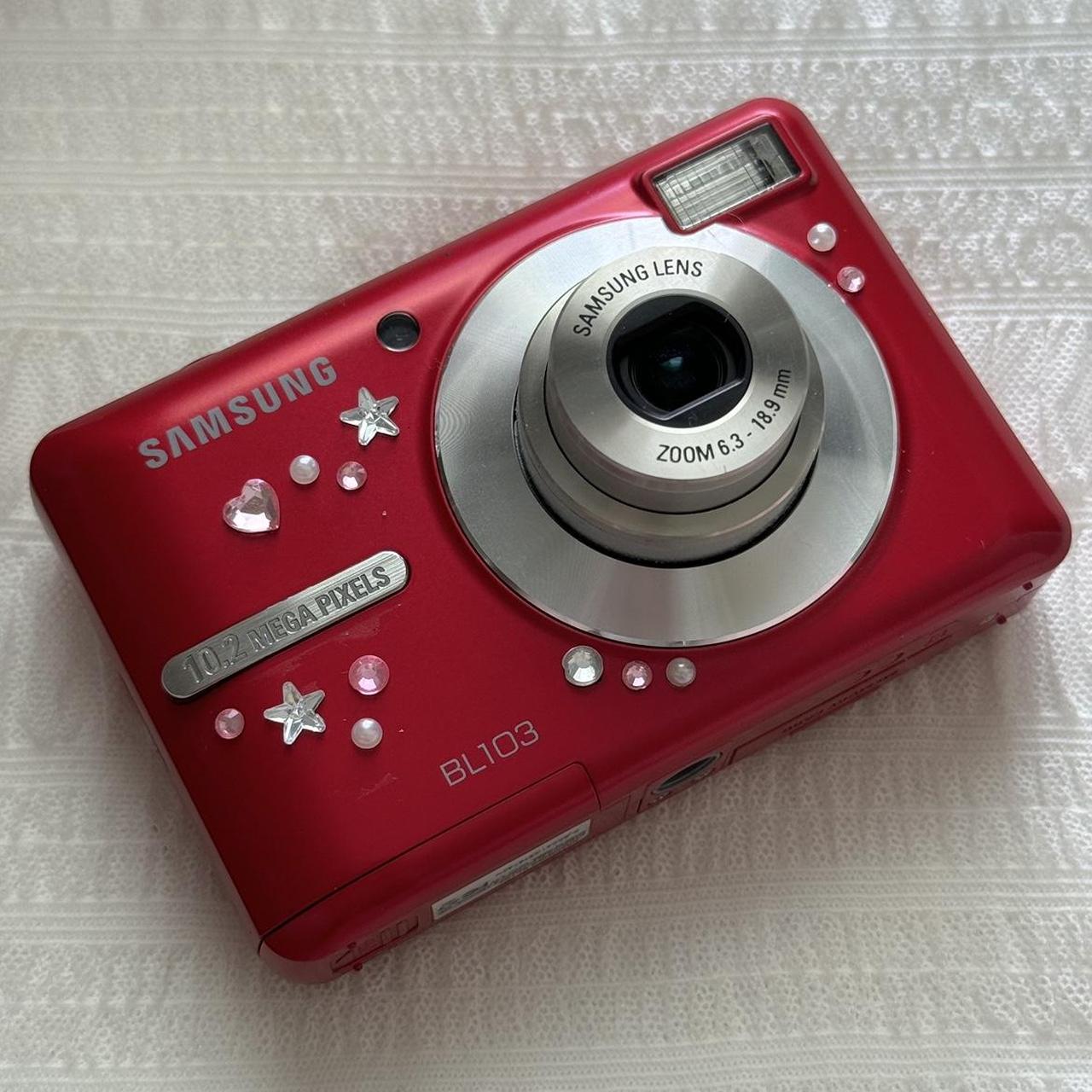 Samsung BL103 Cherry Red Digital Camera 💗 Tested by... Depop