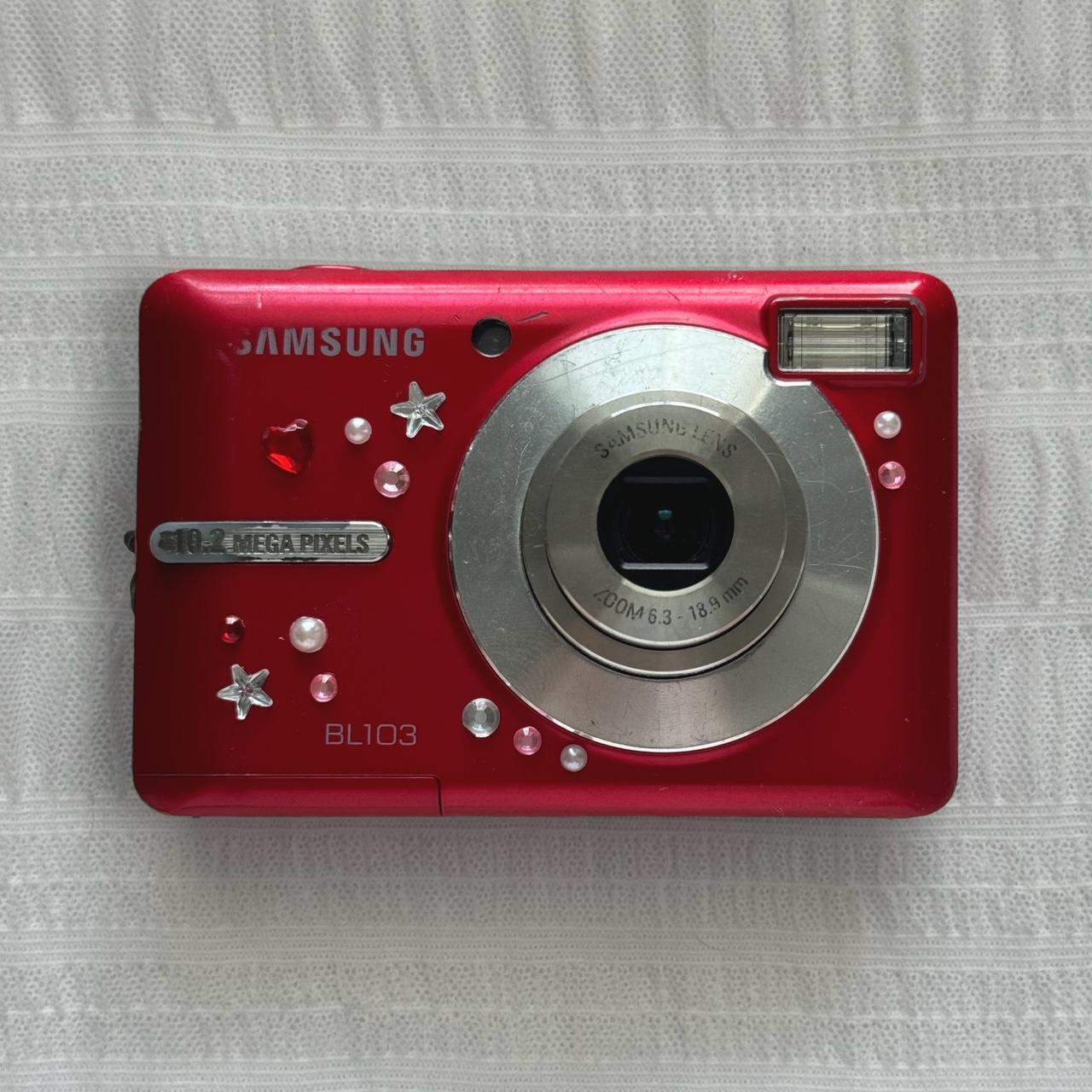 Samsung BL103 Cherry Red Digital Camera 💗 Tested by... Depop