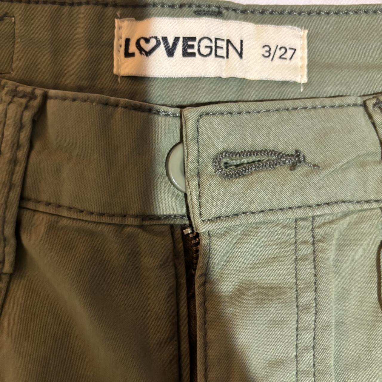 LoveGen Olive green Cargo pants ! Brand new never... Depop