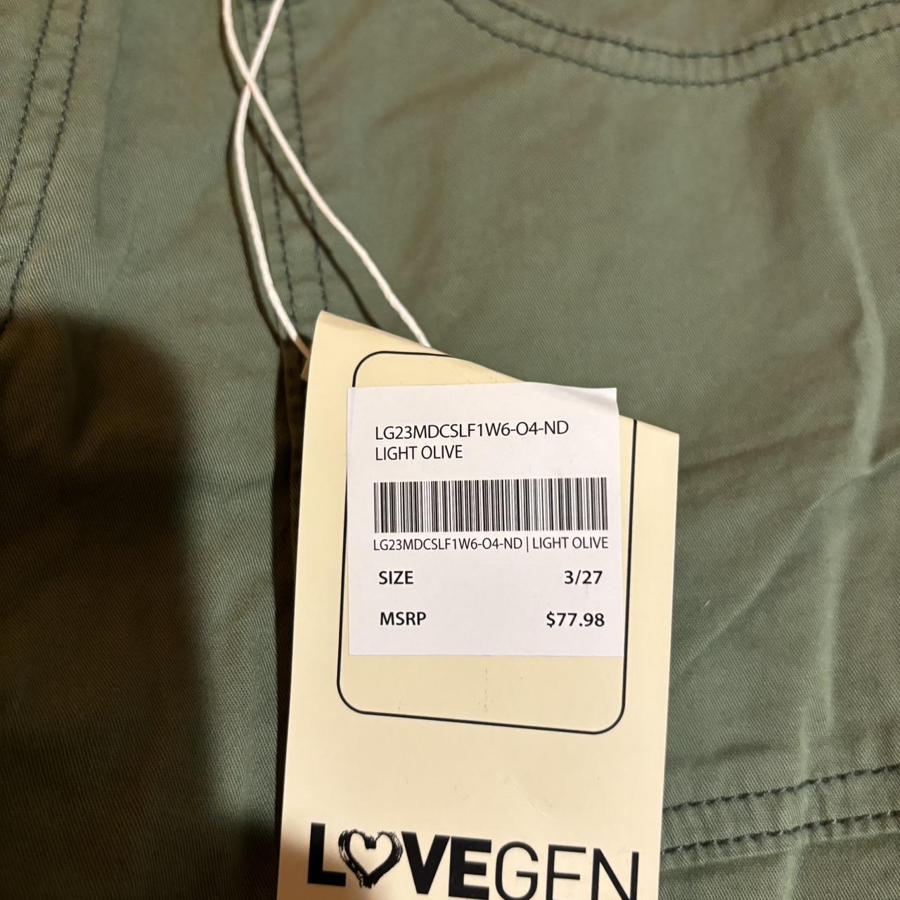 LoveGen Olive green Cargo pants ! Brand new never... - Depop