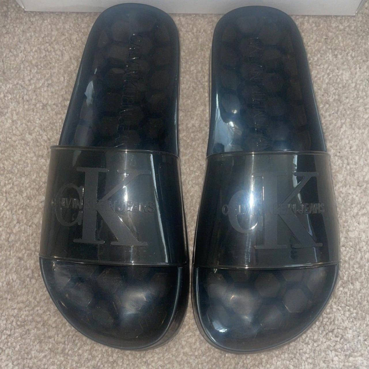 calvin klein jelly sandals