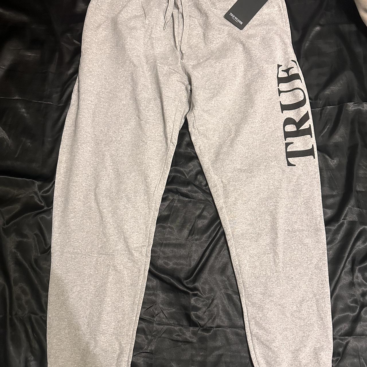 Grey true best sale religion joggers