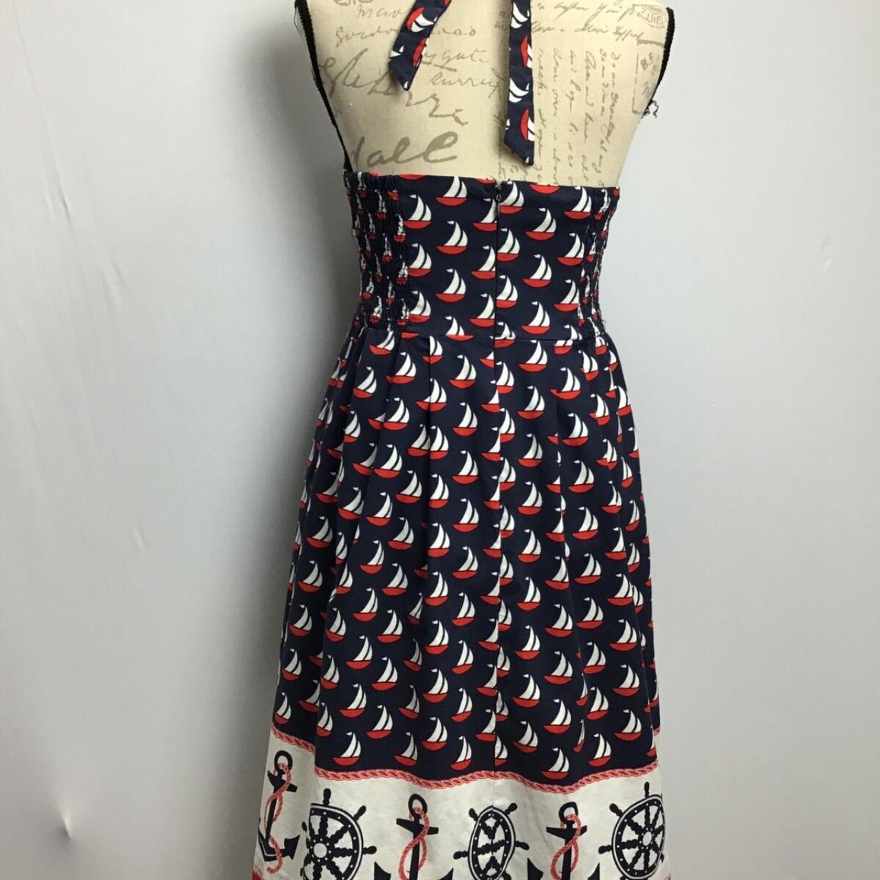 ANTHROPOLOGIE Dresses Sailboat Nautical Halter Midi