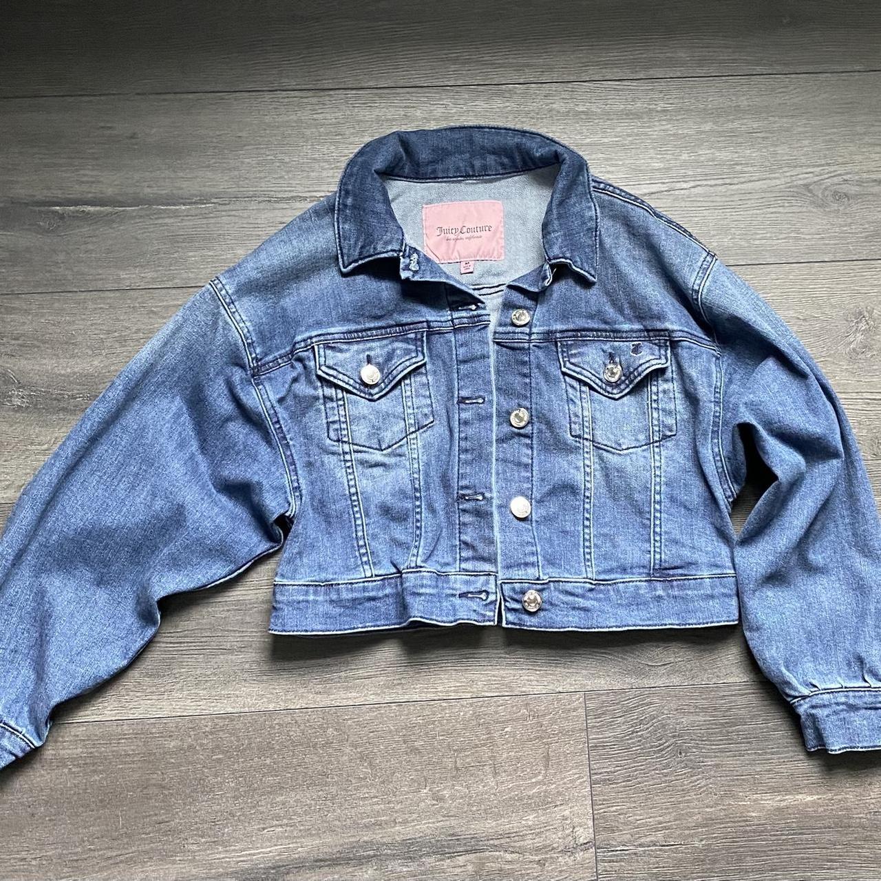 JUICY COUTURE★ジャケット JC211 Juicy Couture Cropped Jean Jacket Button Closure | Depop