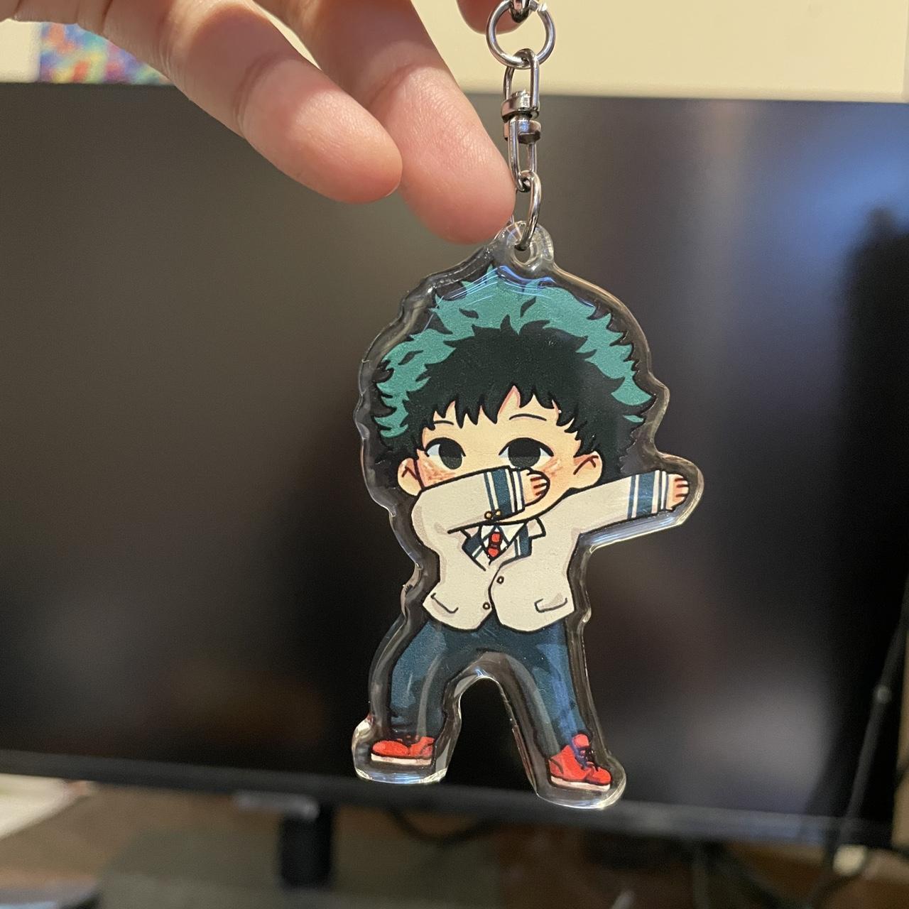 Dabbing Izuku Midoriya acrylic charm/keychain #Mha... - Depop