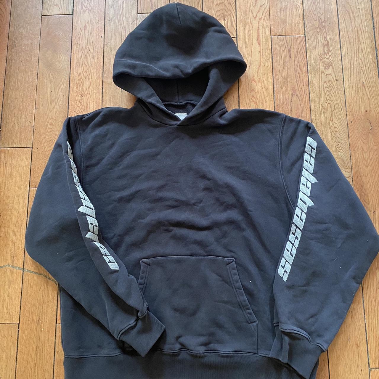 Yzy Calabasas size Small hoodie. Washed black. Depop