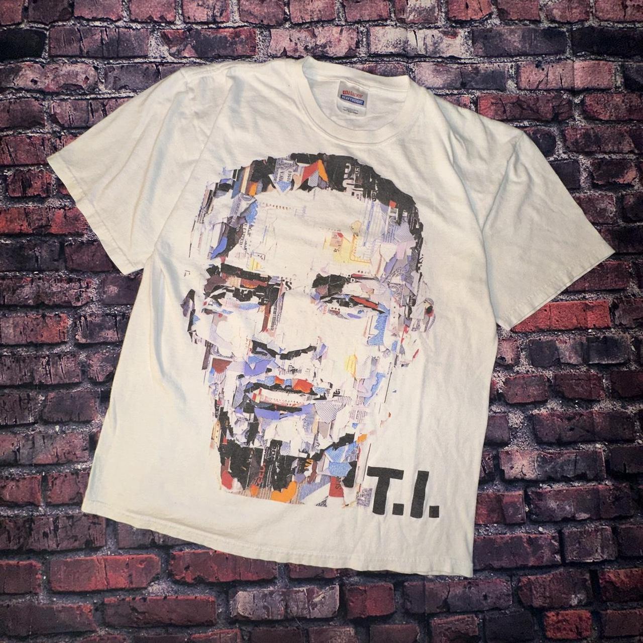 Y2K T.i. Big face Rap T-shirt Medium 19 x 25 #ti... - Depop