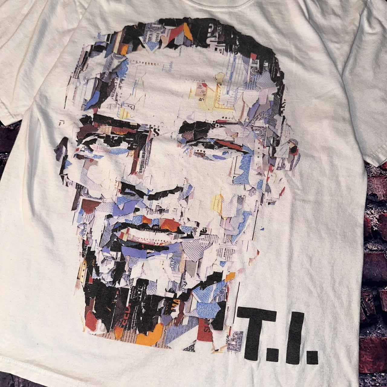 Y2K T.i. Big face Rap T-shirt Medium 19 x 25 #ti... - Depop